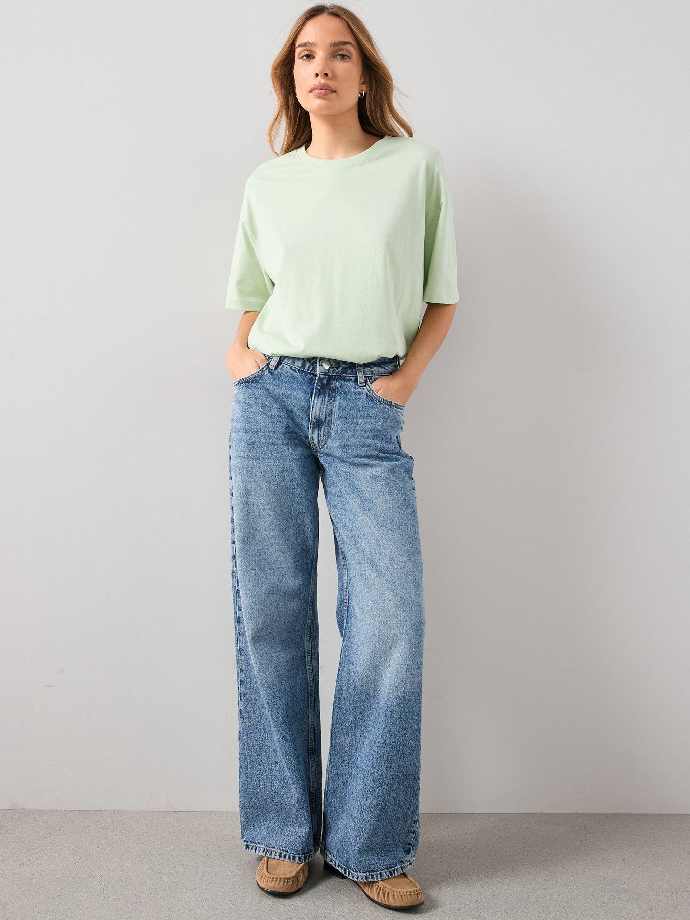 the-very-collection-crew-neck-oversized-t-shirt-lime-greenback
