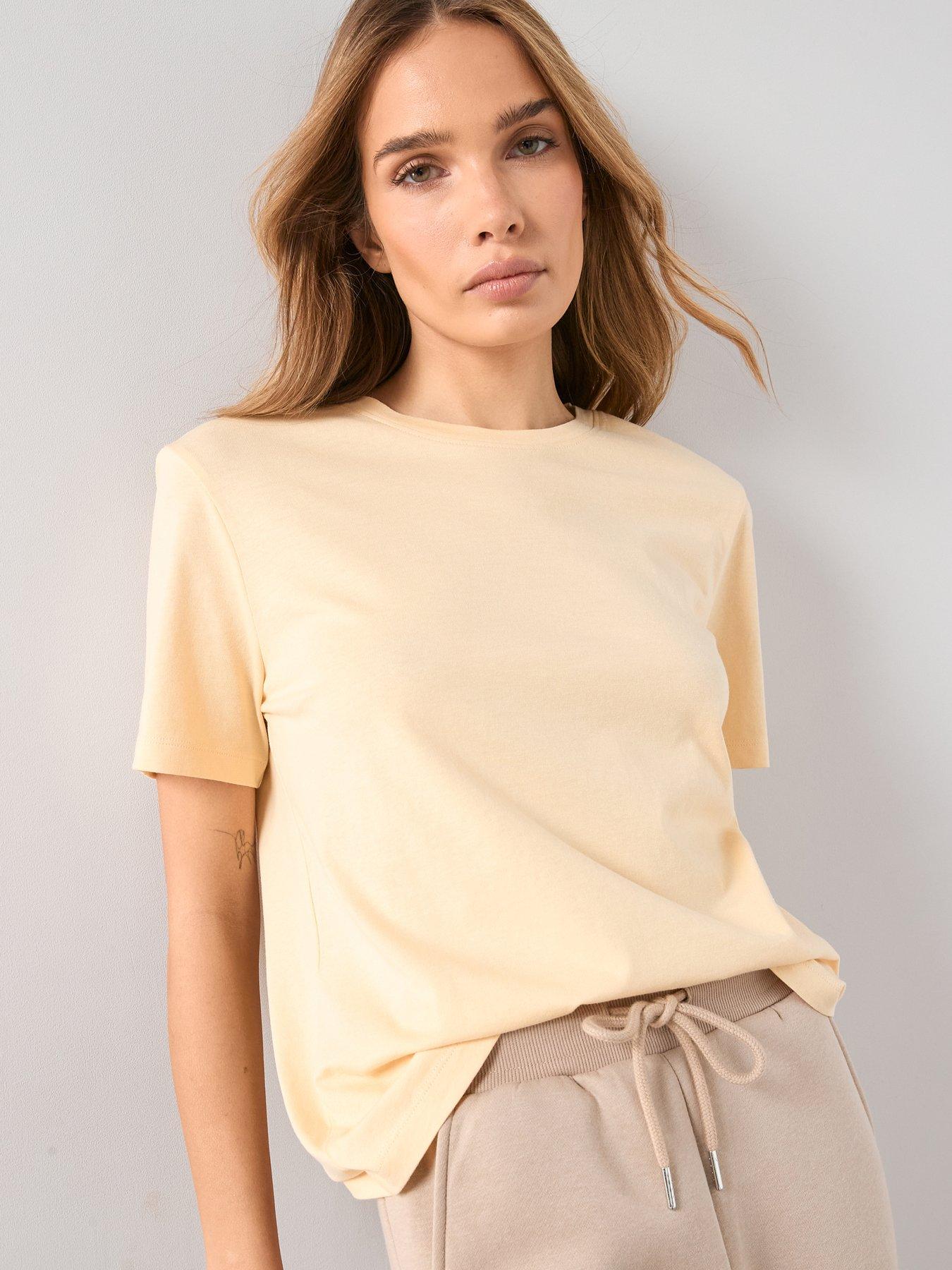 the-very-collection-crew-neck-oversized-t-shirt-yellowfront