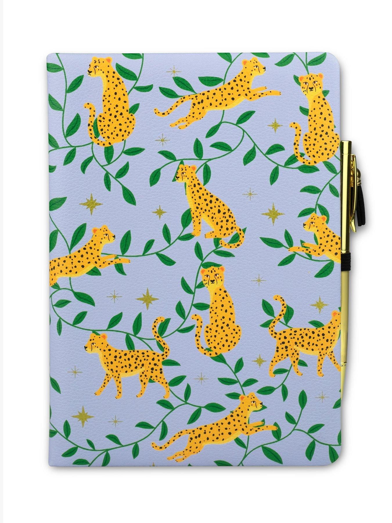 Image 2 of 3 of Tache Tache Cheetah PU Notebook &amp; Pen Set