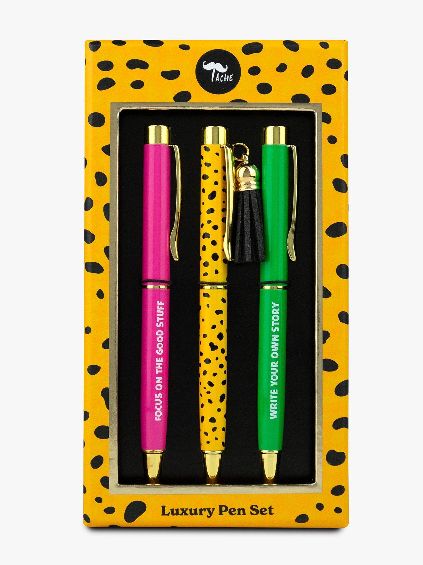 Image 3 of 3 of Tache Tache Cheetah PU Notebook &amp; Pen Set