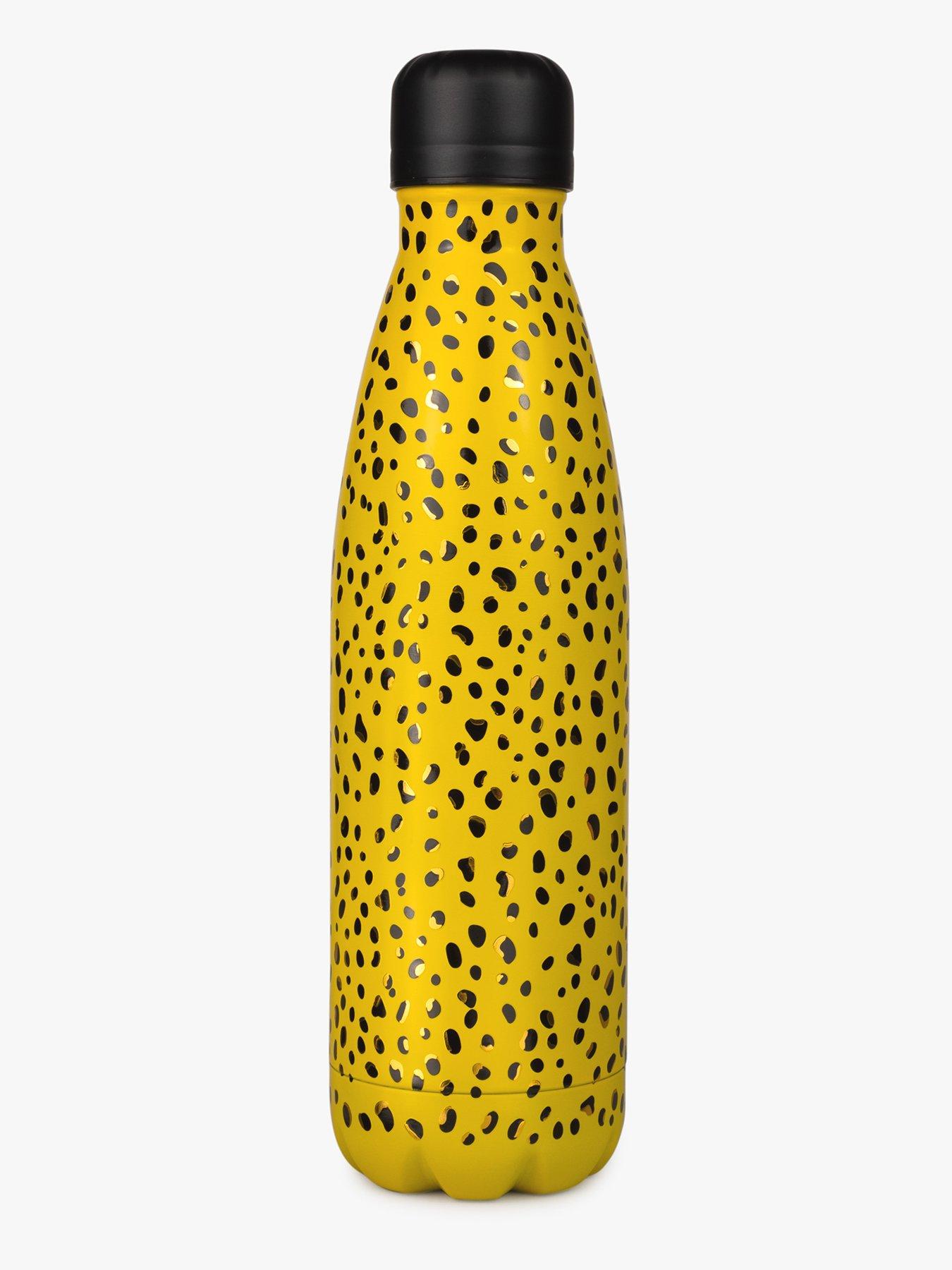 Image 3 of 3 of Tache Tache A5 PU Padded Notebook with Foil on Cover &amp; Page Edges &amp; Cheetah Water Bottle Set