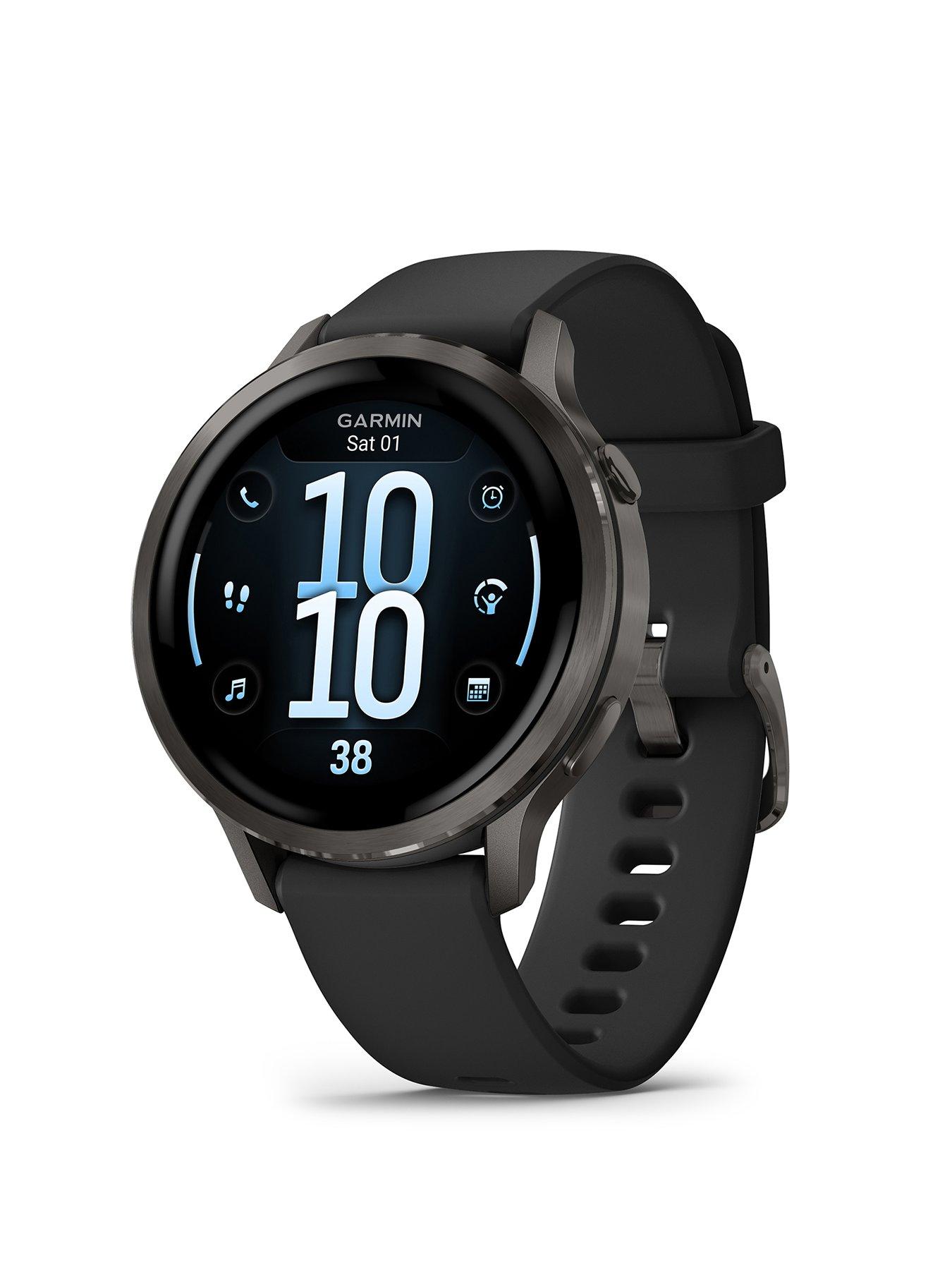Garmin Garmin Venu 4 Smartwatch, 41mm - Lunar Gold Bezel with Bone Silicone Band