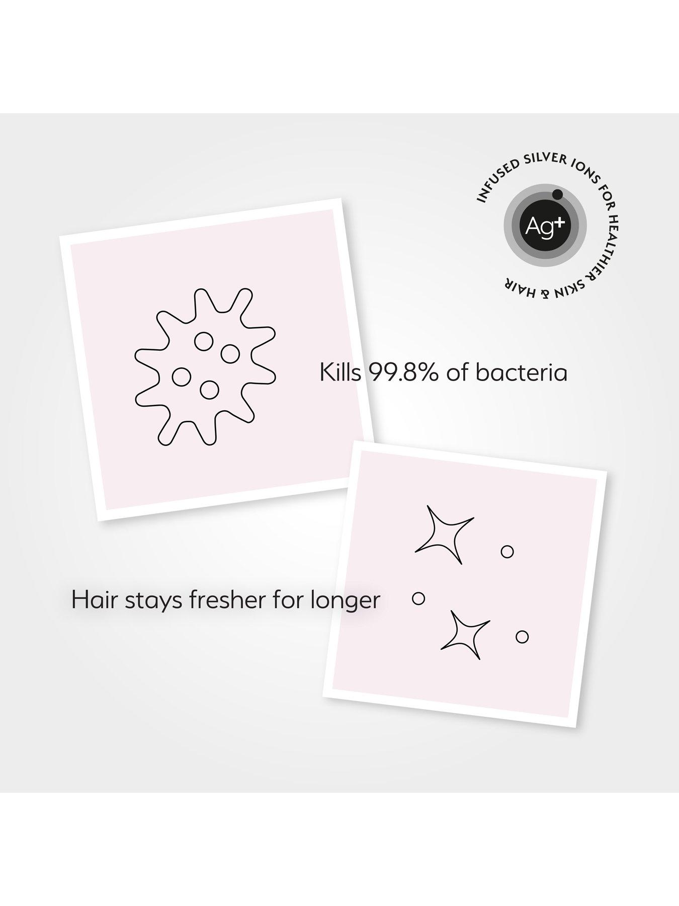 Image 4 of 4 of Silver Cloud Satin Skinny Scrunchies x 5 Infused with Silver Ions - Chocolate