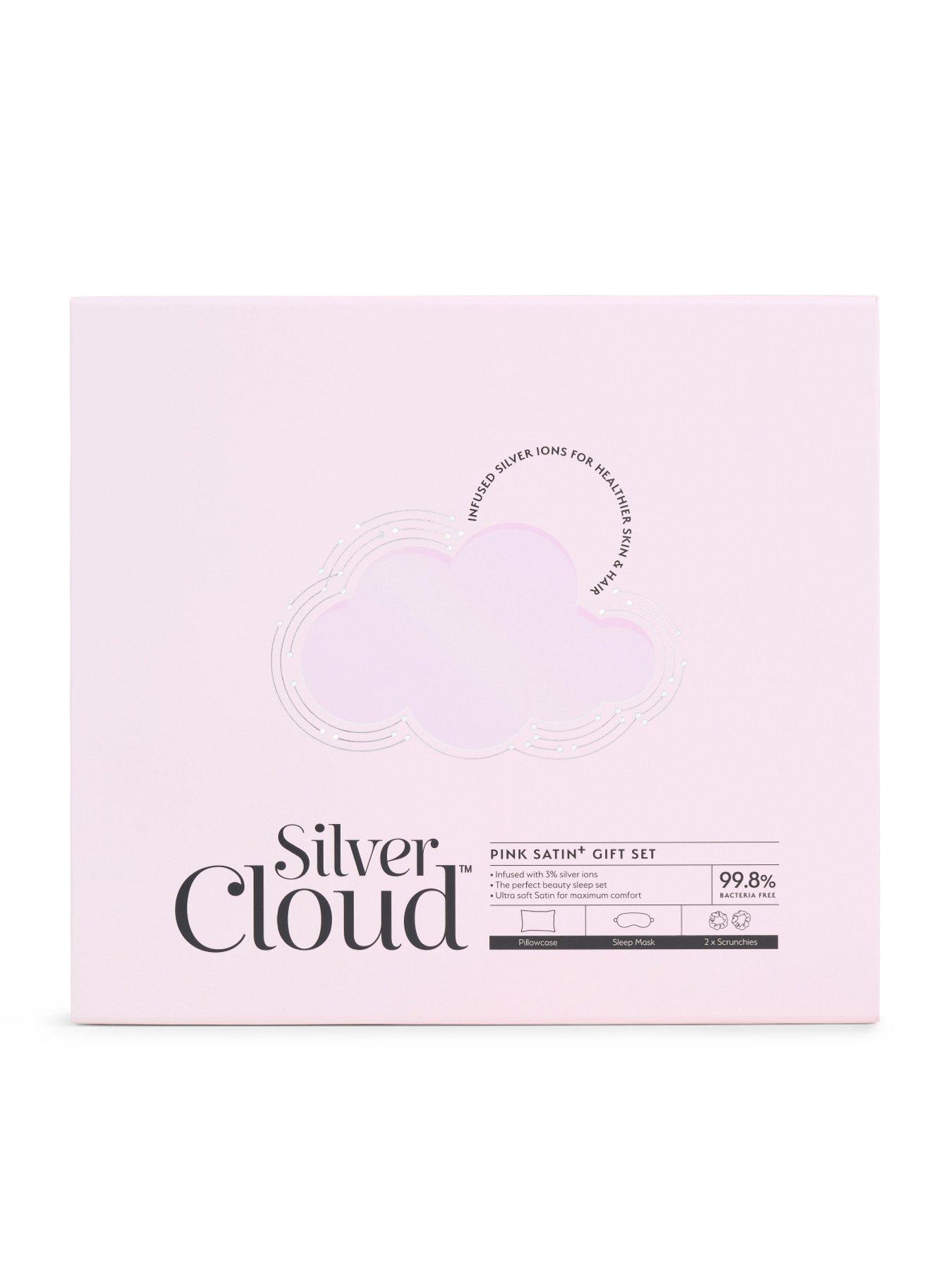 Image 2 of 5 of Silver Cloud Pink Satin Giftset Infused with Silver Ions