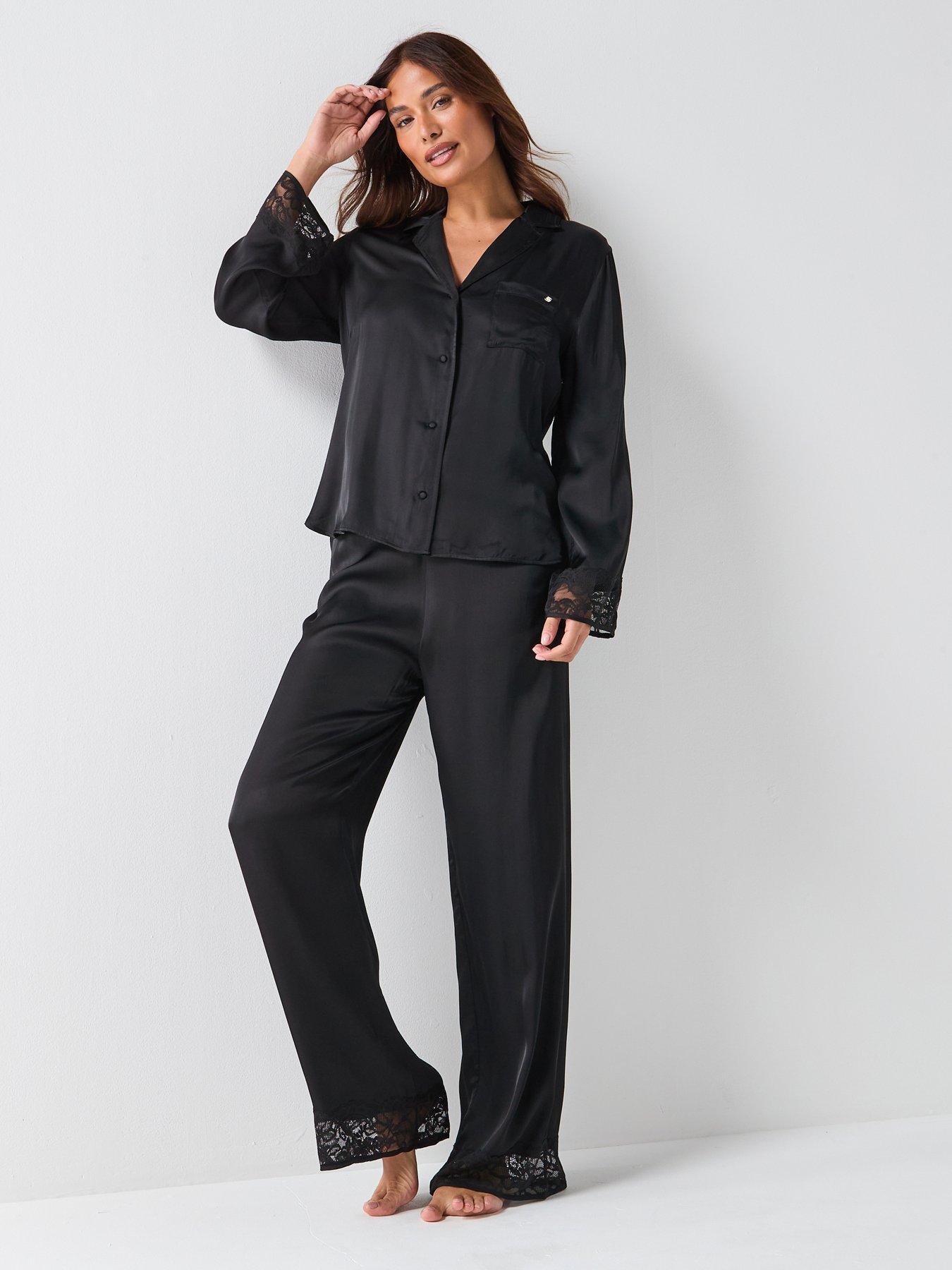 Image 1 of 6 of BOSS Blossom Long Set - Black