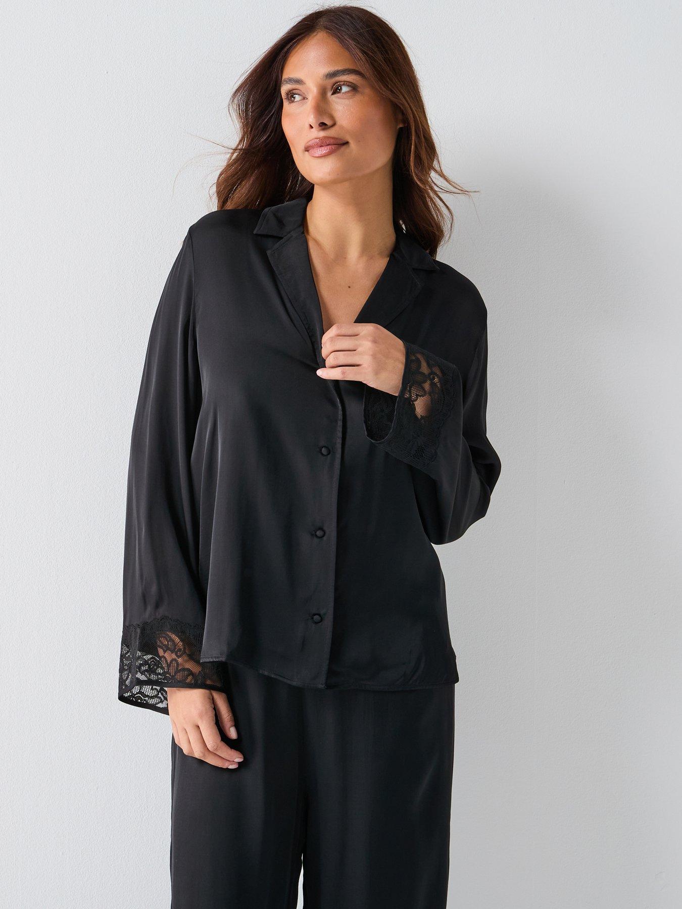 Image 5 of 6 of BOSS Blossom Long Set - Black