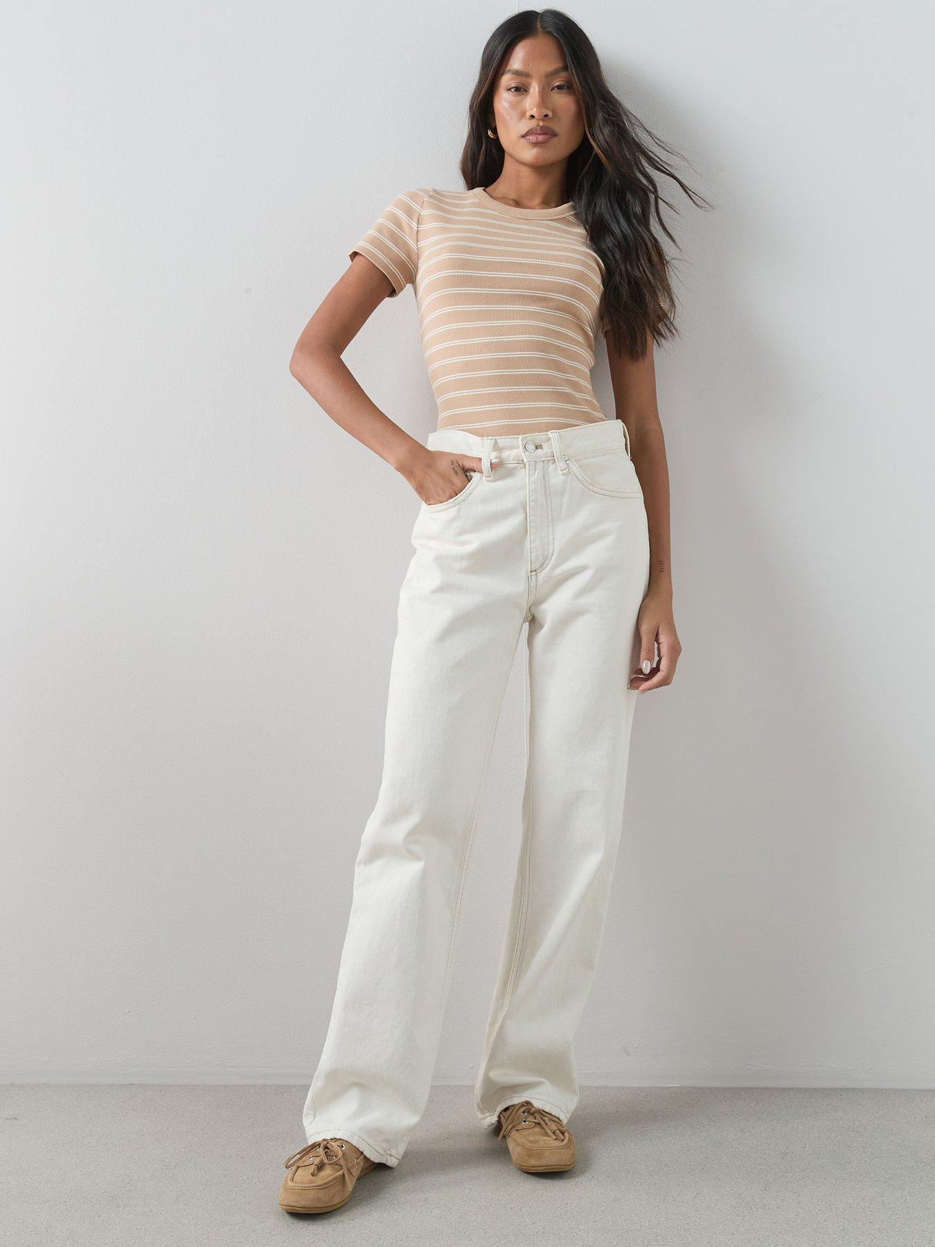 Image 5 of 7 of The Very Collection 2 Pack Stretch Rib T-Shirts - Multi