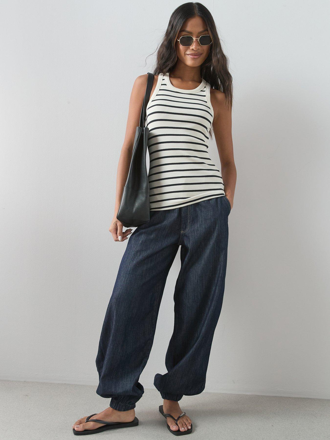 Image 7 of 7 of The Very Collection 3 Pack Rib Racer Vests - Multi