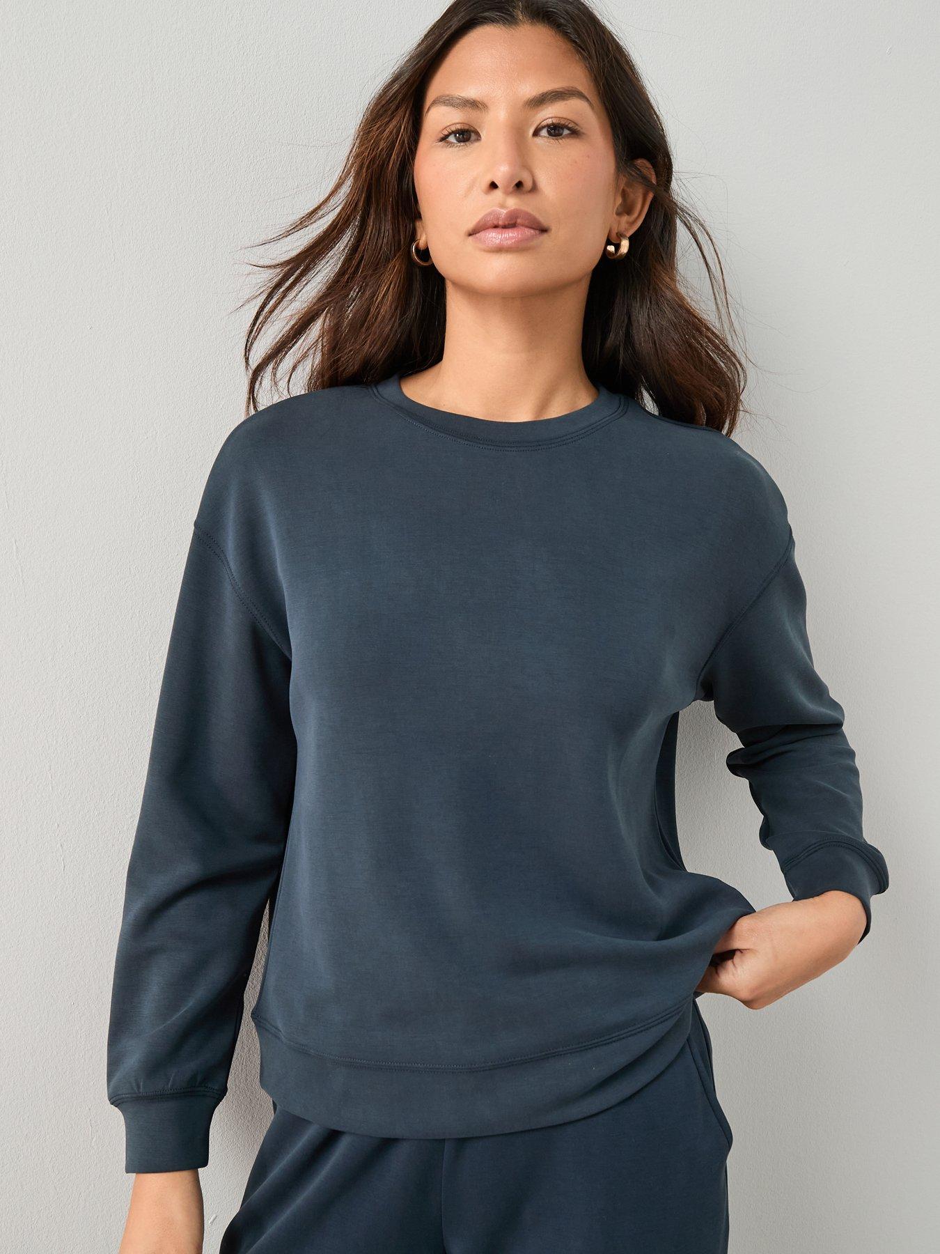 the-very-collection-modal-mix-sweater-navyoutfit