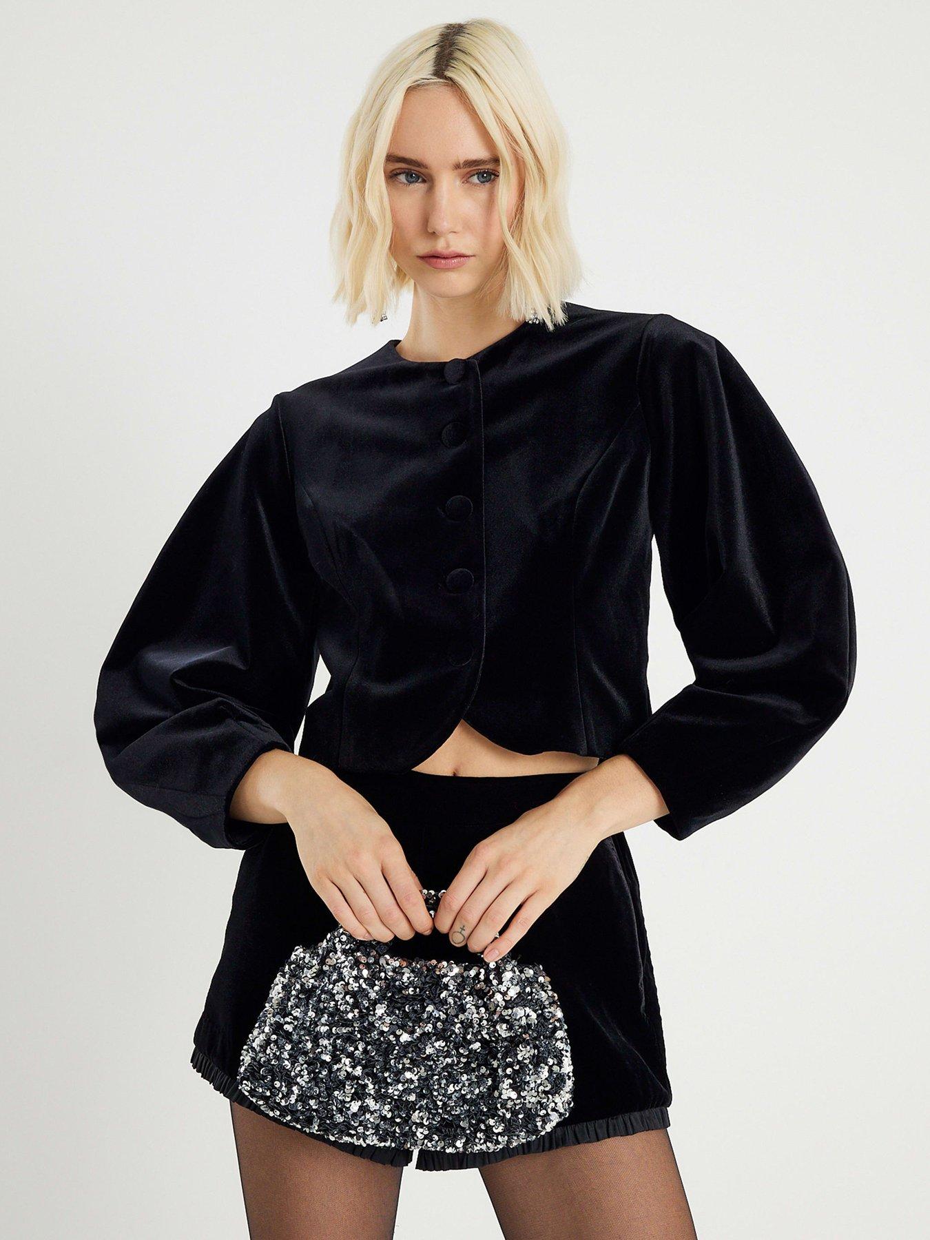 river-island-long-sleeve-banana-velvet-jacket-black