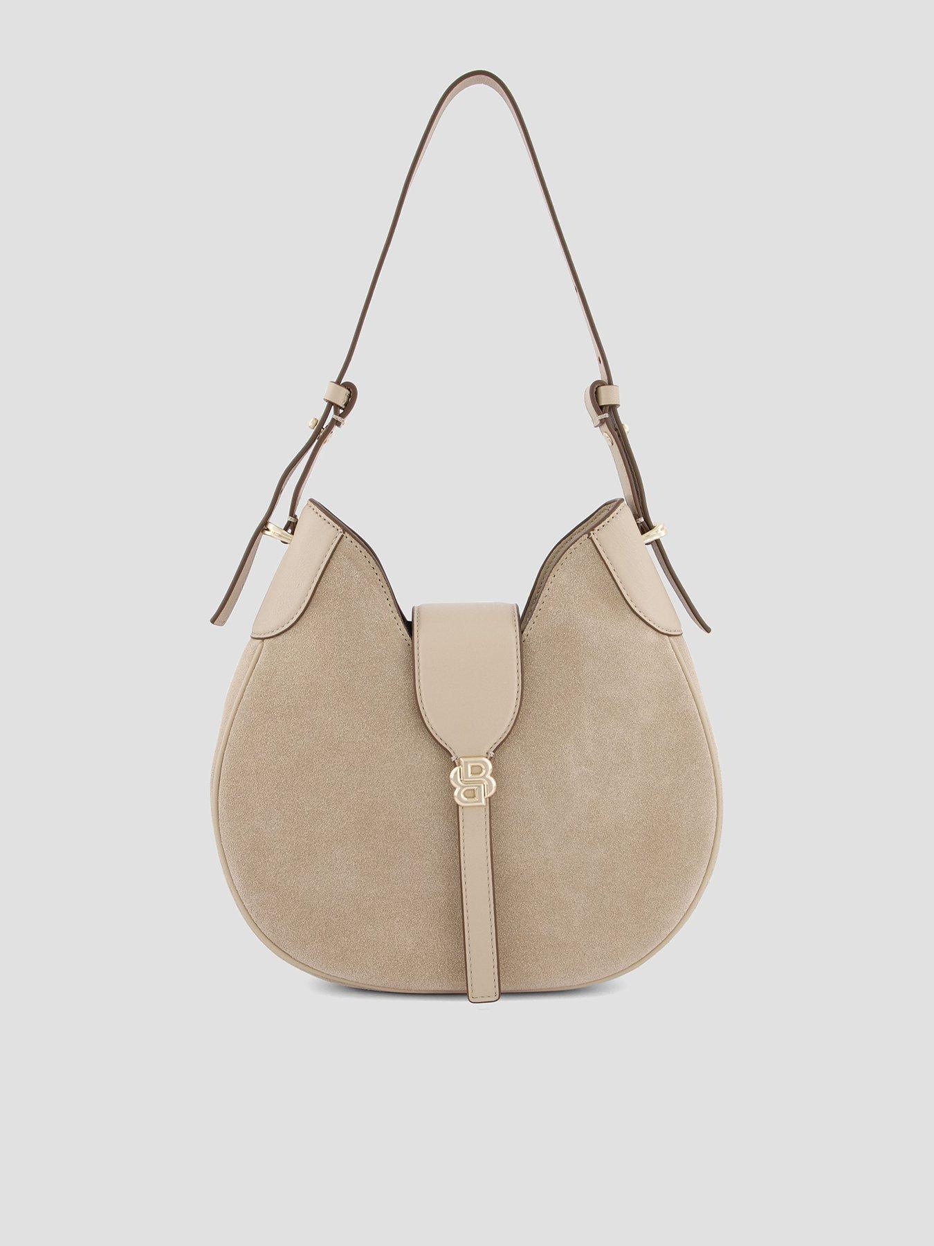 Image 1 of 6 of HUGO Boss Beyond Hobo Bag - Beige