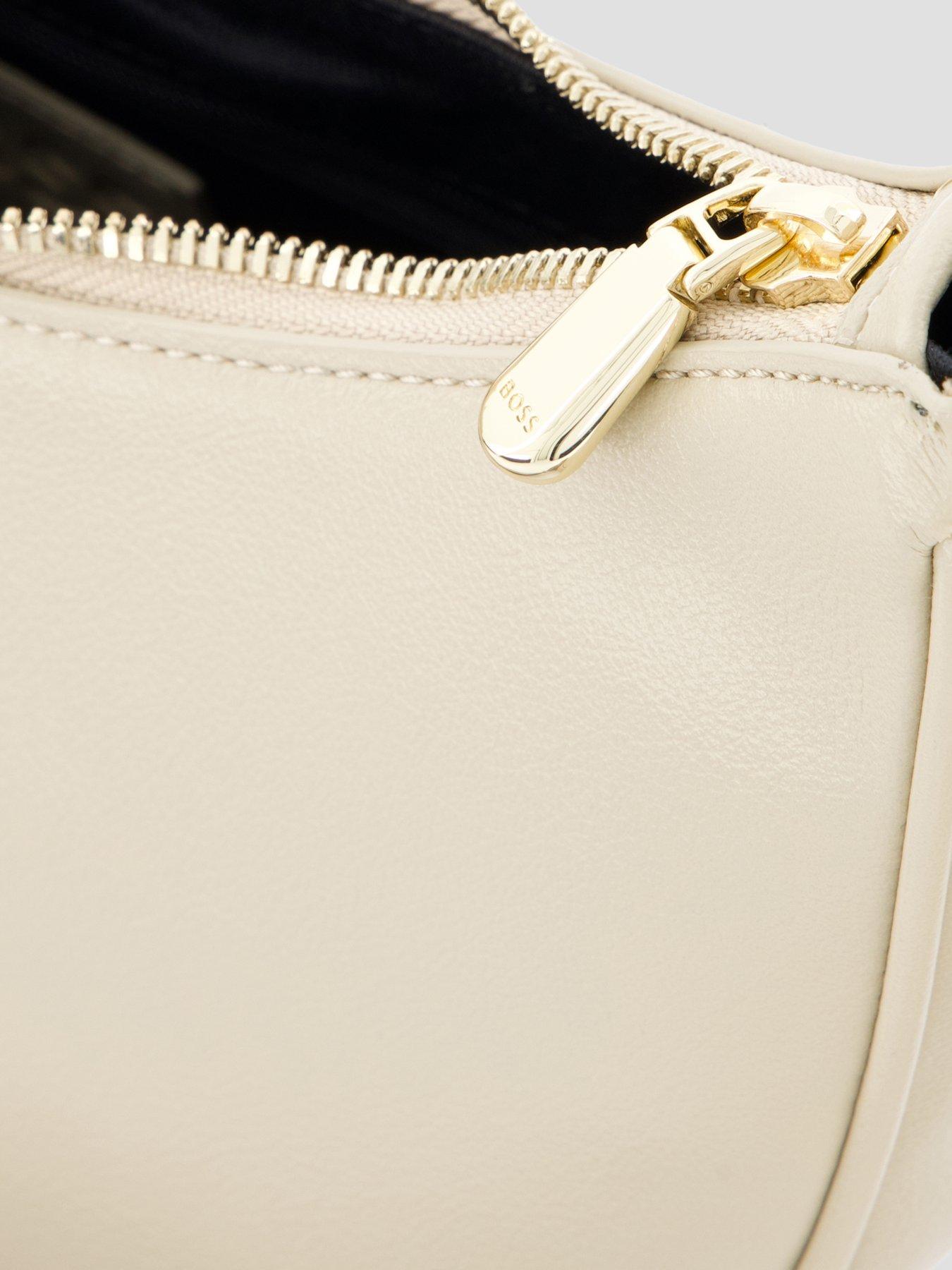 Image 4 of 4 of HUGO Sandy Halfmoon Bag - Beige