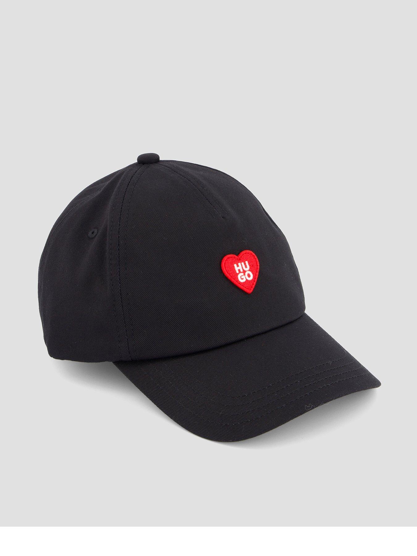 BOSS Heart Logo Cap - Black