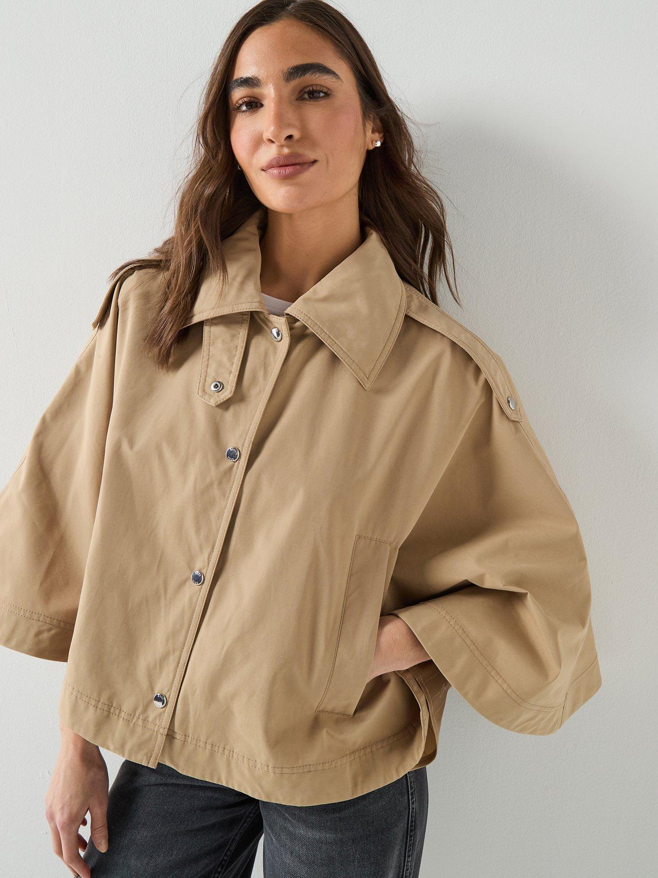 boss-clairi-button-up-poncho-beige