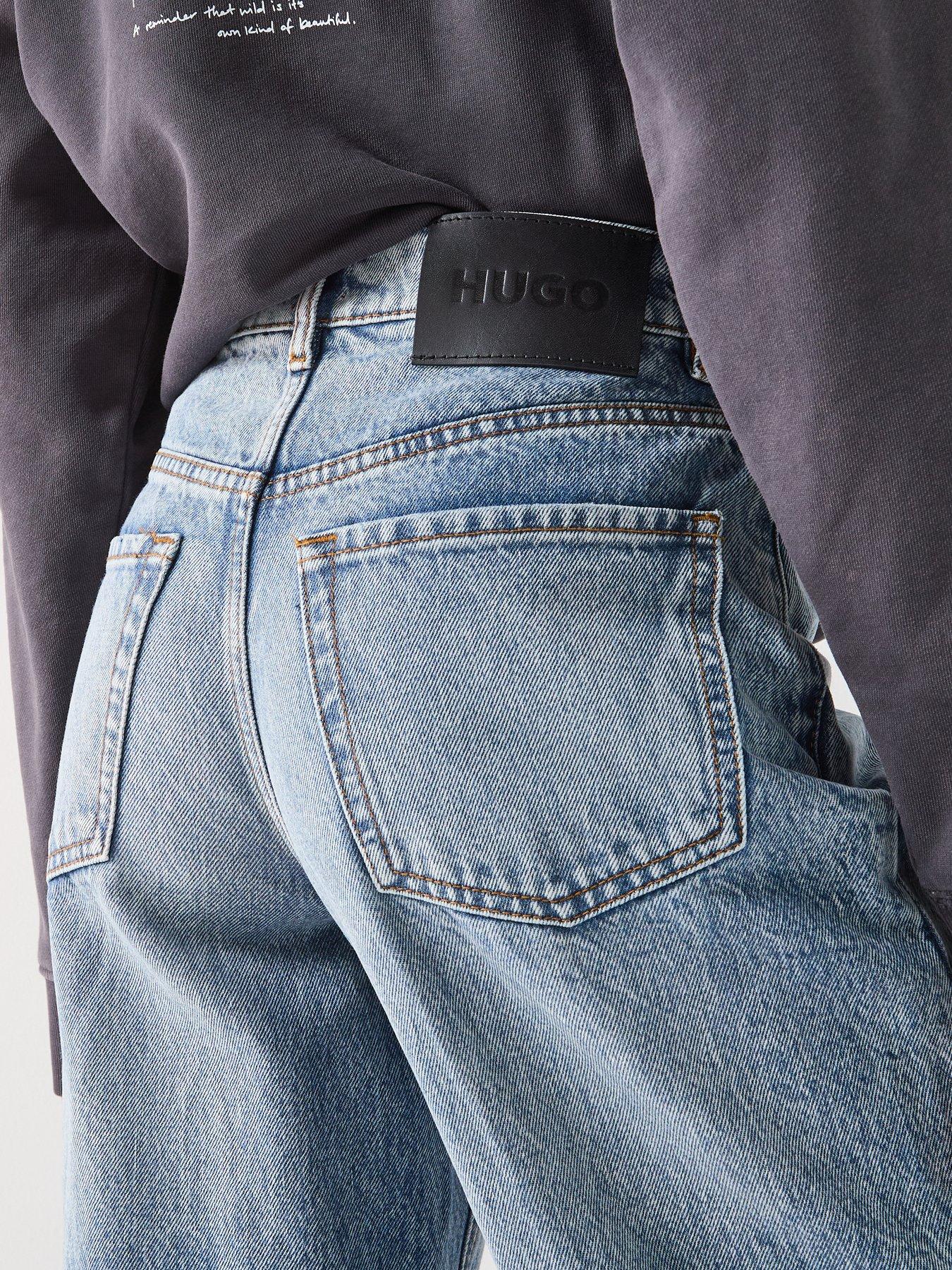 Image 5 of 6 of HUGO Straight Leg Jeans - Blue