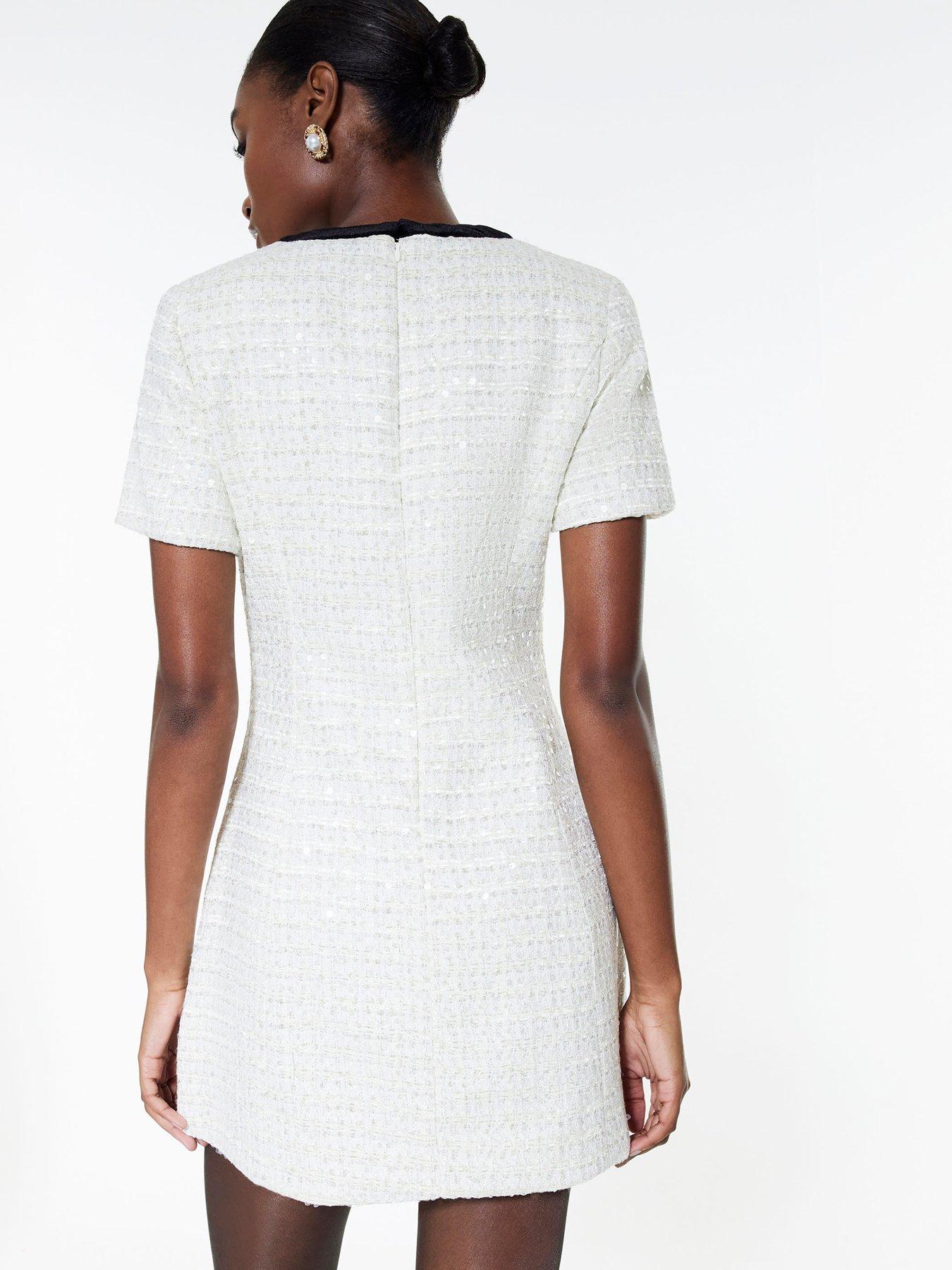 river-island-bow-front-boucle-dress-creamstillFront