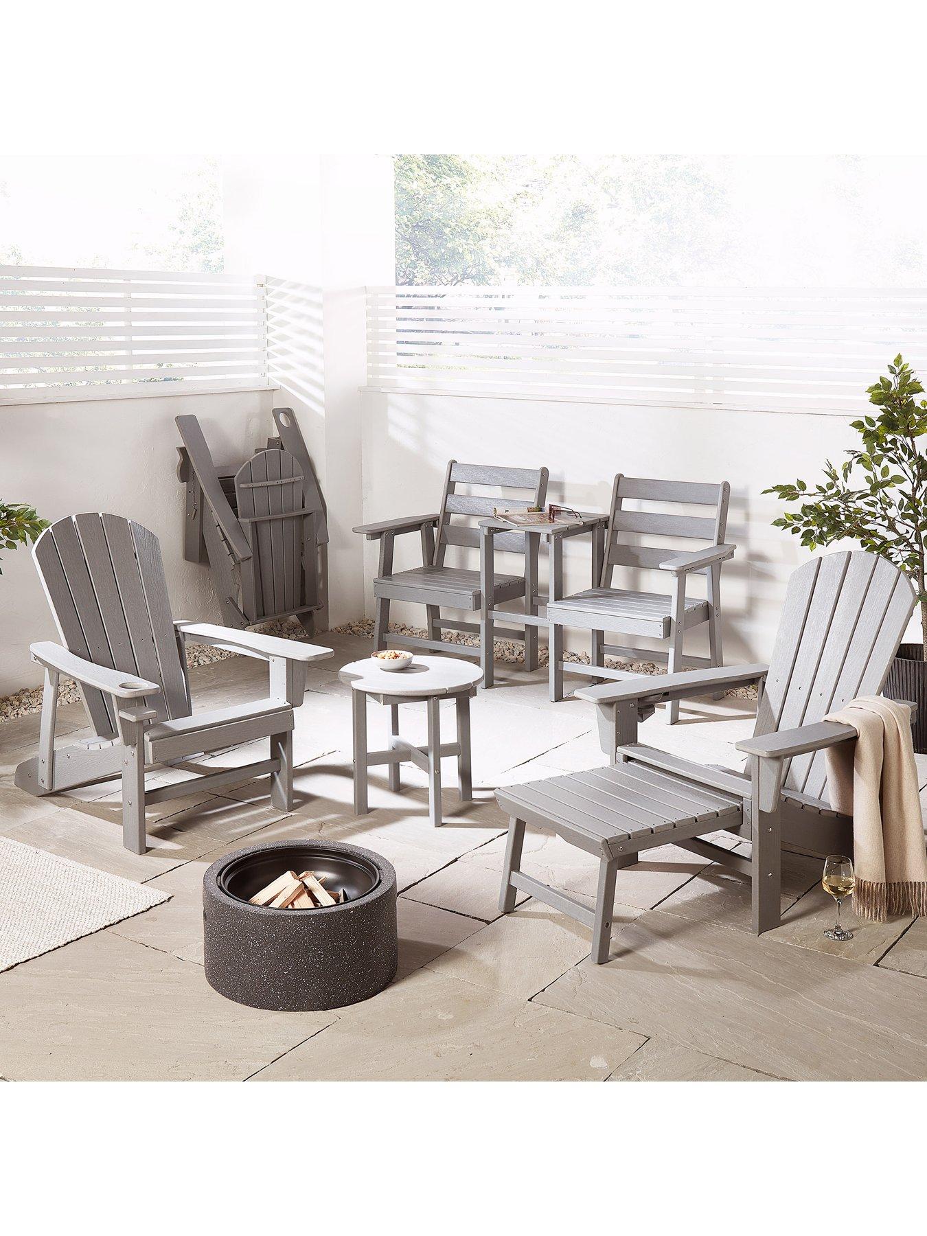 Image 6 of 6 of Vonhaus Westport Jack &amp; Jill Seat- Grey