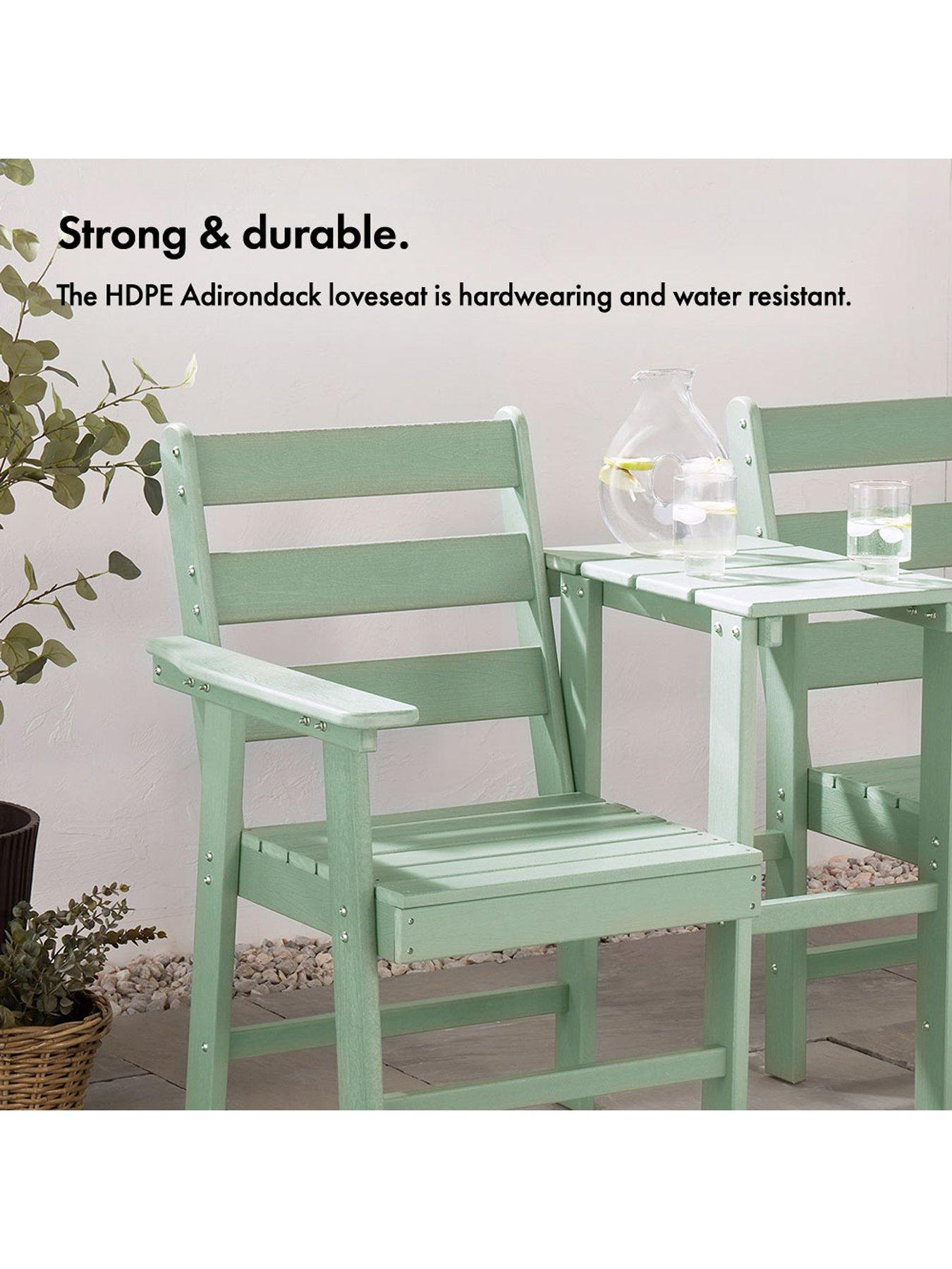 Image 3 of 6 of Vonhaus Westport Jack &amp; Jill Seat- Green