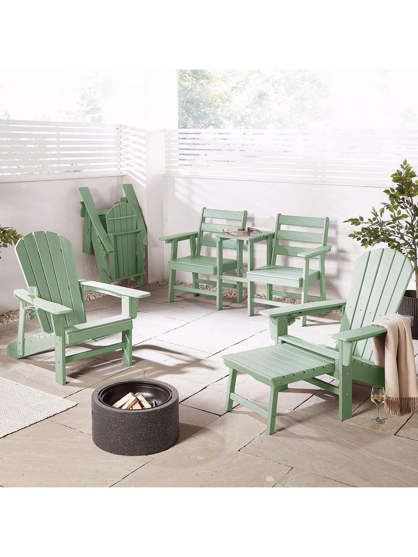 Image 6 of 6 of Vonhaus Westport Jack &amp; Jill Seat- Green