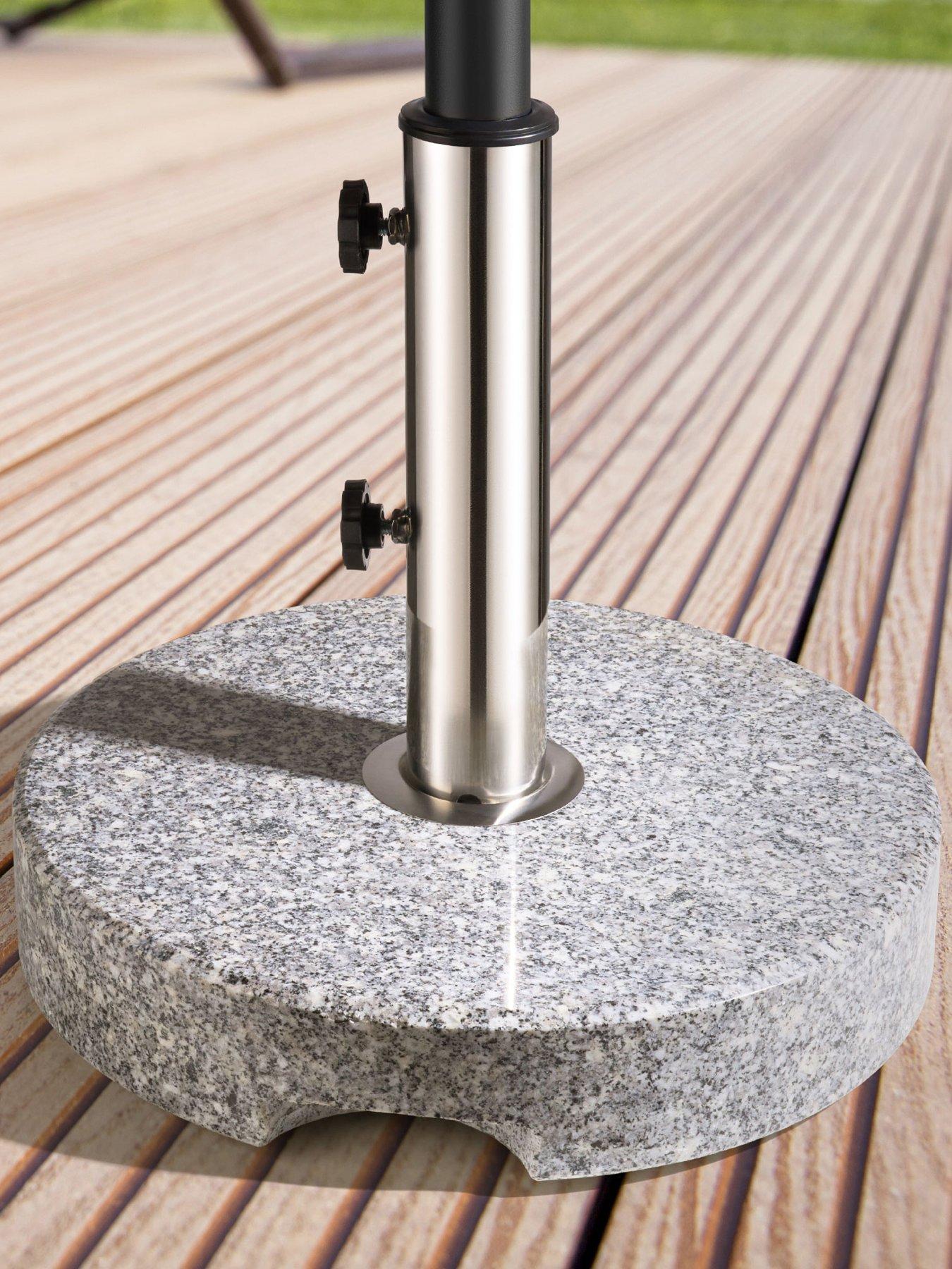 vonhaus-grey-round-granite-parasol-basefront