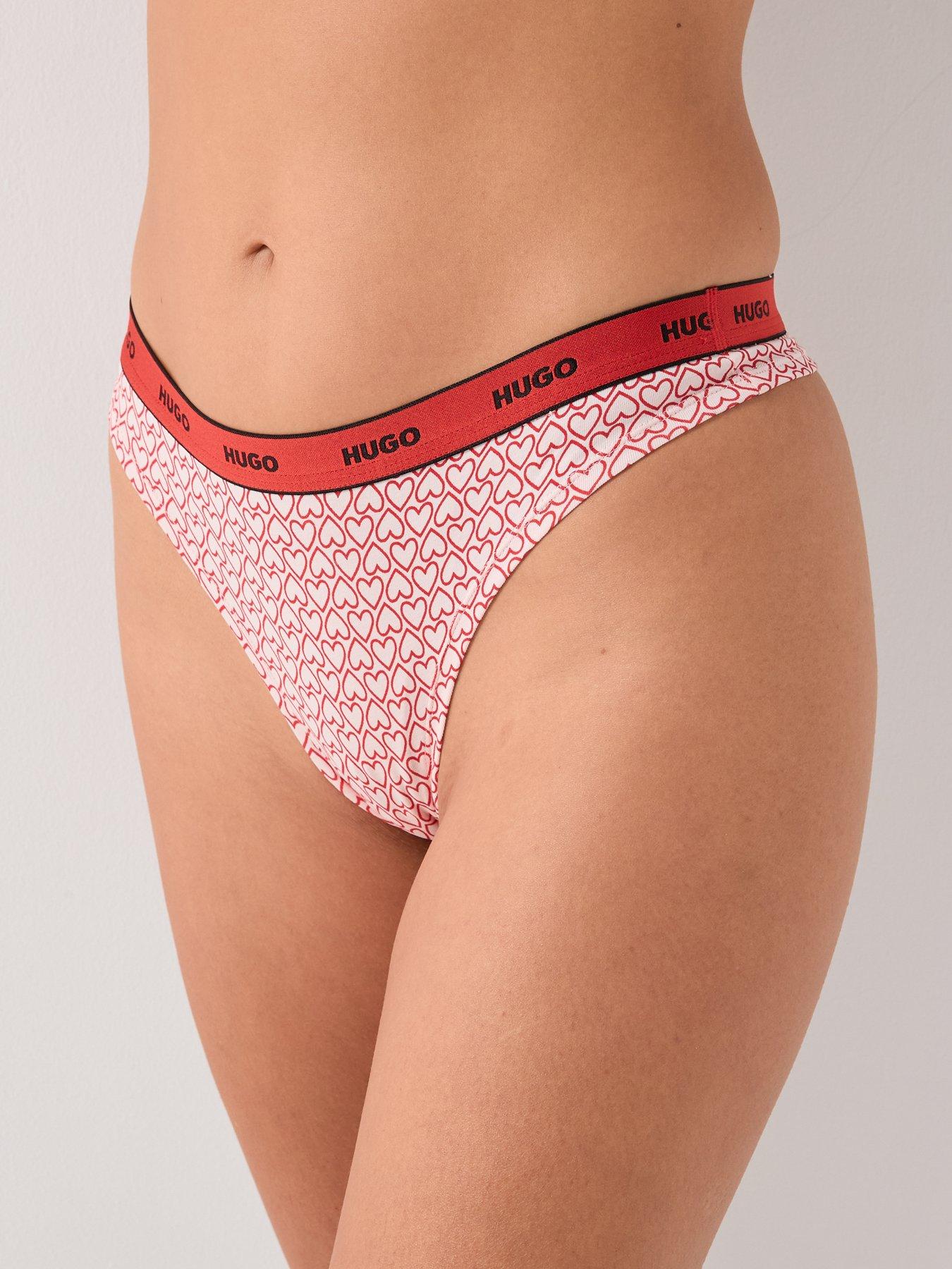 Image 2 of 5 of HUGO Multipack Logo Thong Design - Multi