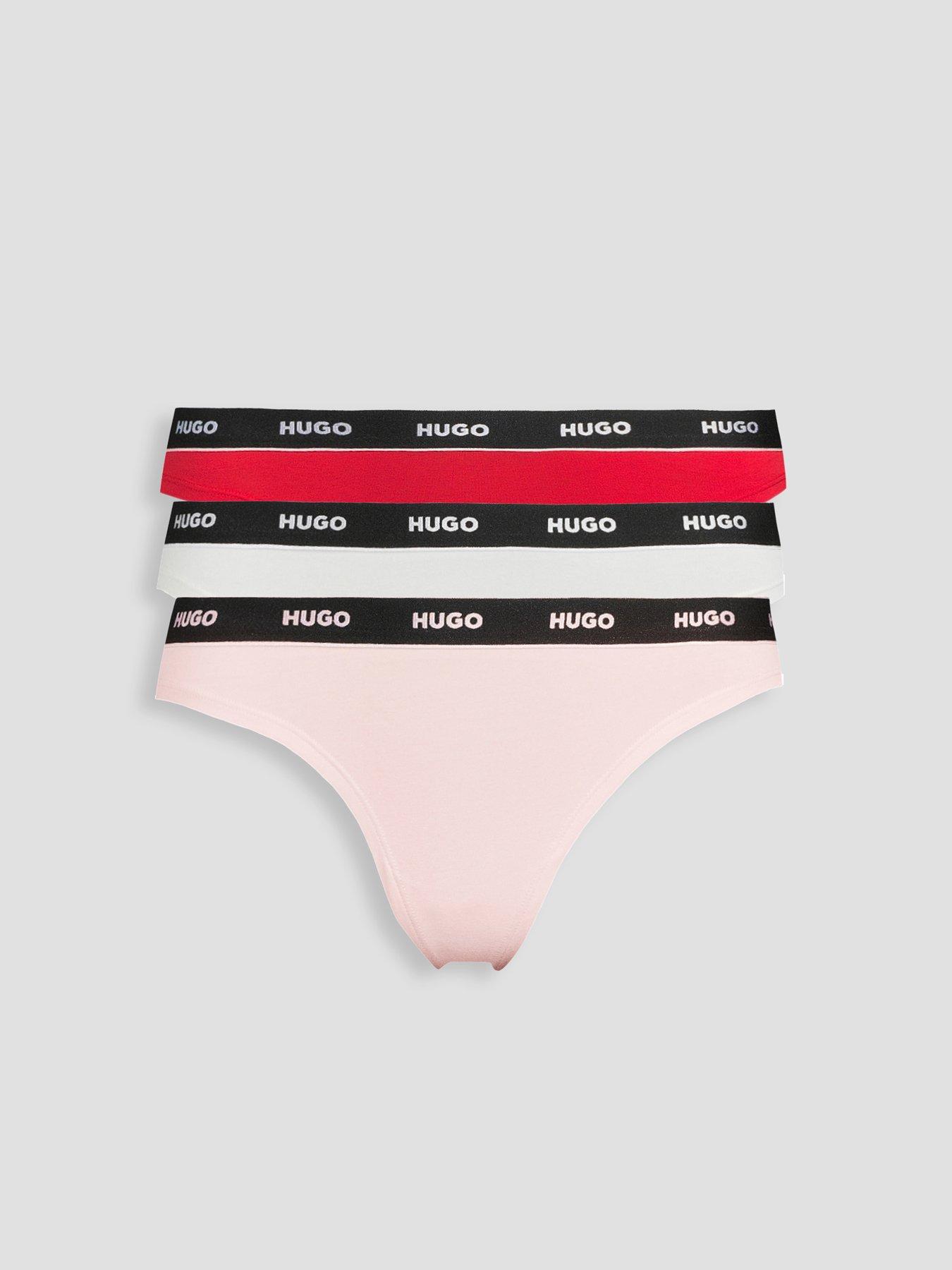 Image 1 of 5 of HUGO Multipack Logo Thong - Multi