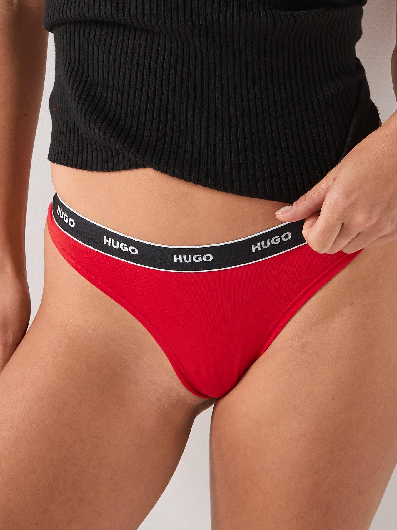 Image 5 of 5 of HUGO Multipack Logo Thong - Multi