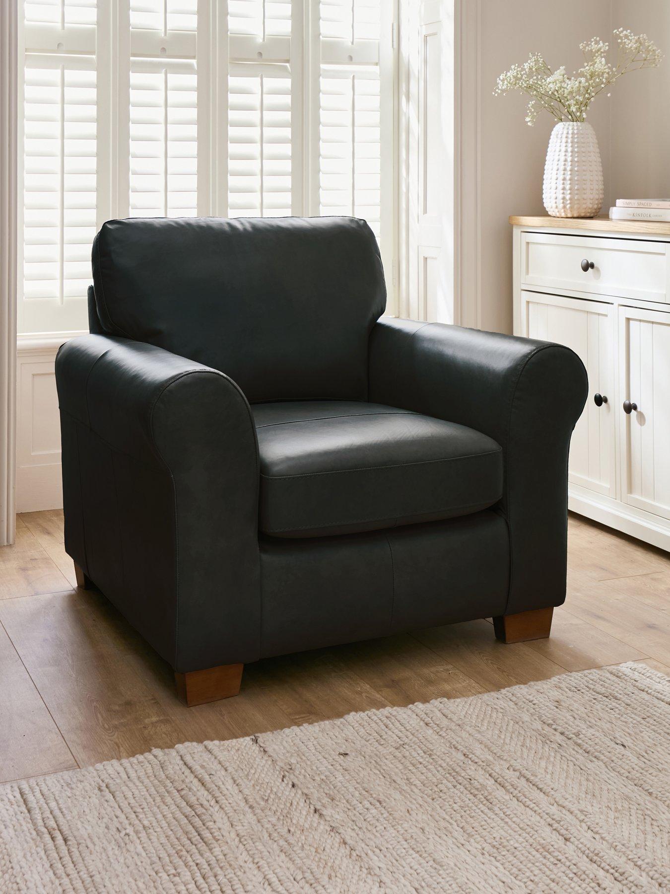The Very Collection Bailey Italian Leather Chair