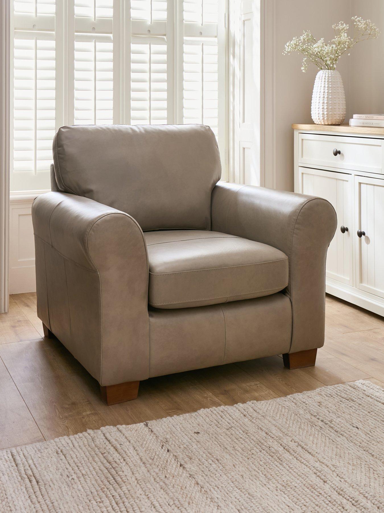 The Very Collection Bailey Italian Leather Chair