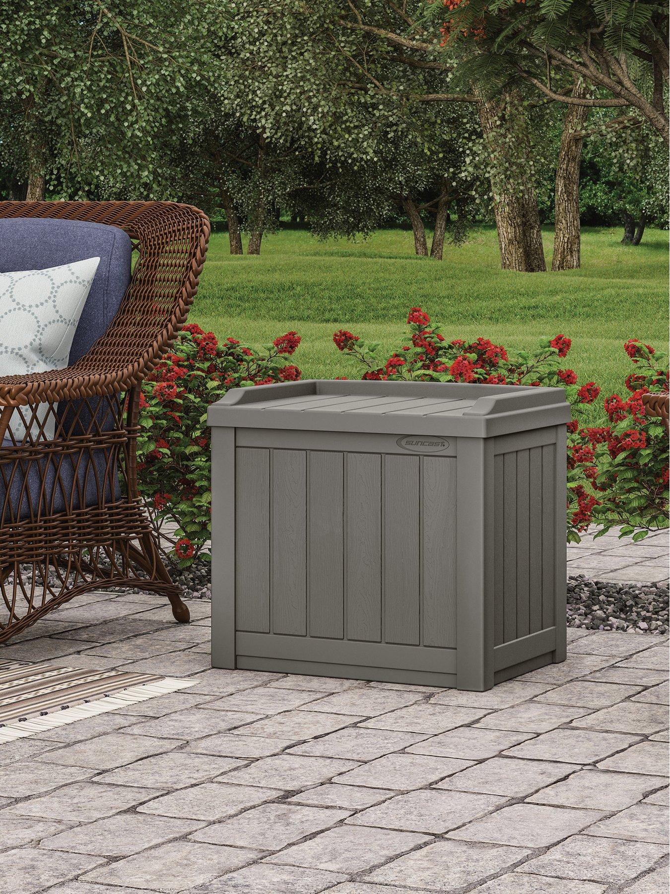 Suncast Florida 83L Storage Box - Stone Grey