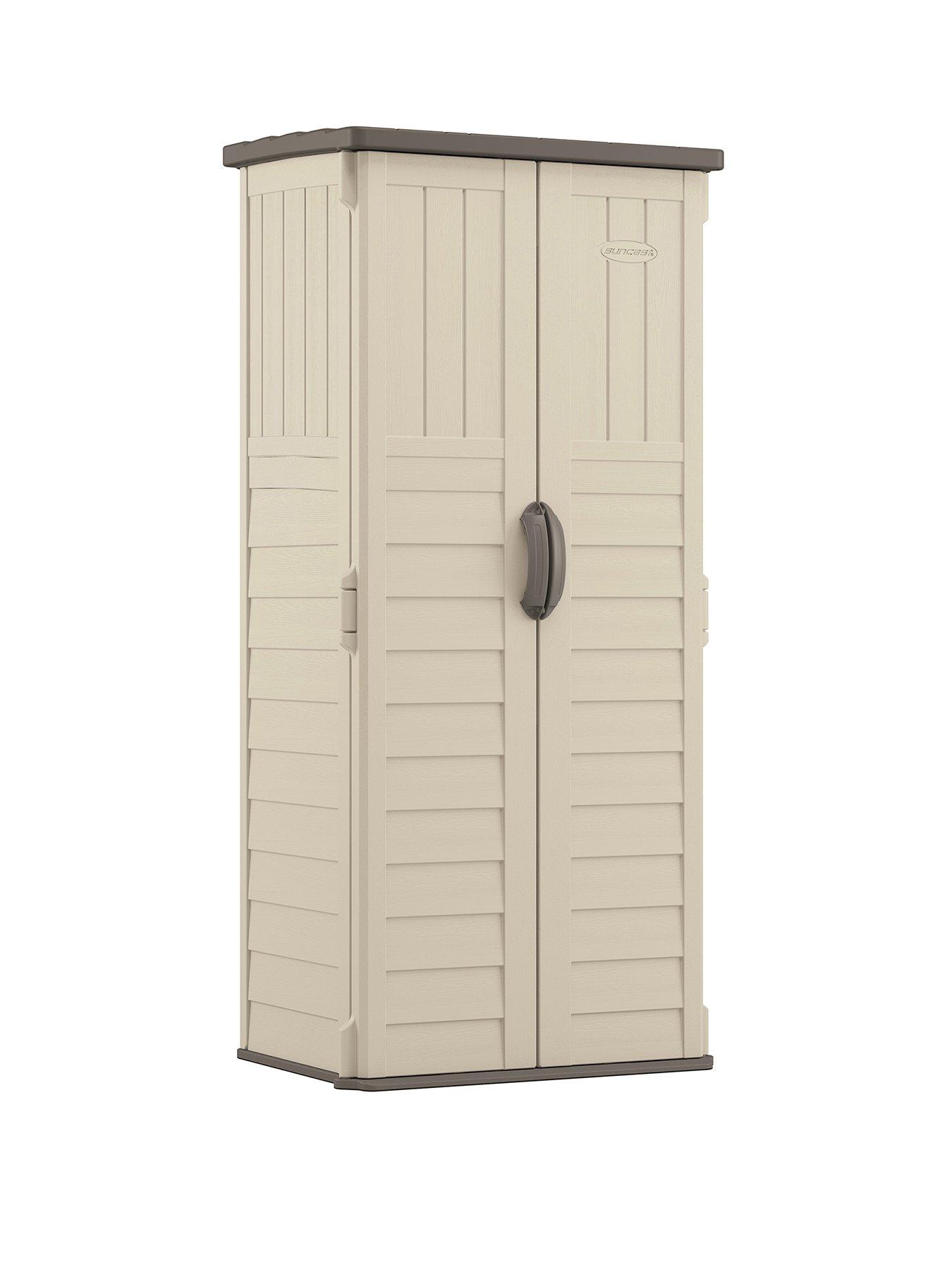 Image 2 of 5 of Suncast Mannington Storage Cabinet - Vanilla