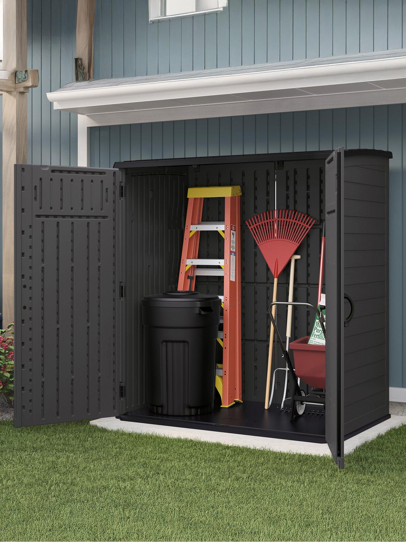 Suncast Hamilton XL Storage Cabinet - Peppercorn Grey