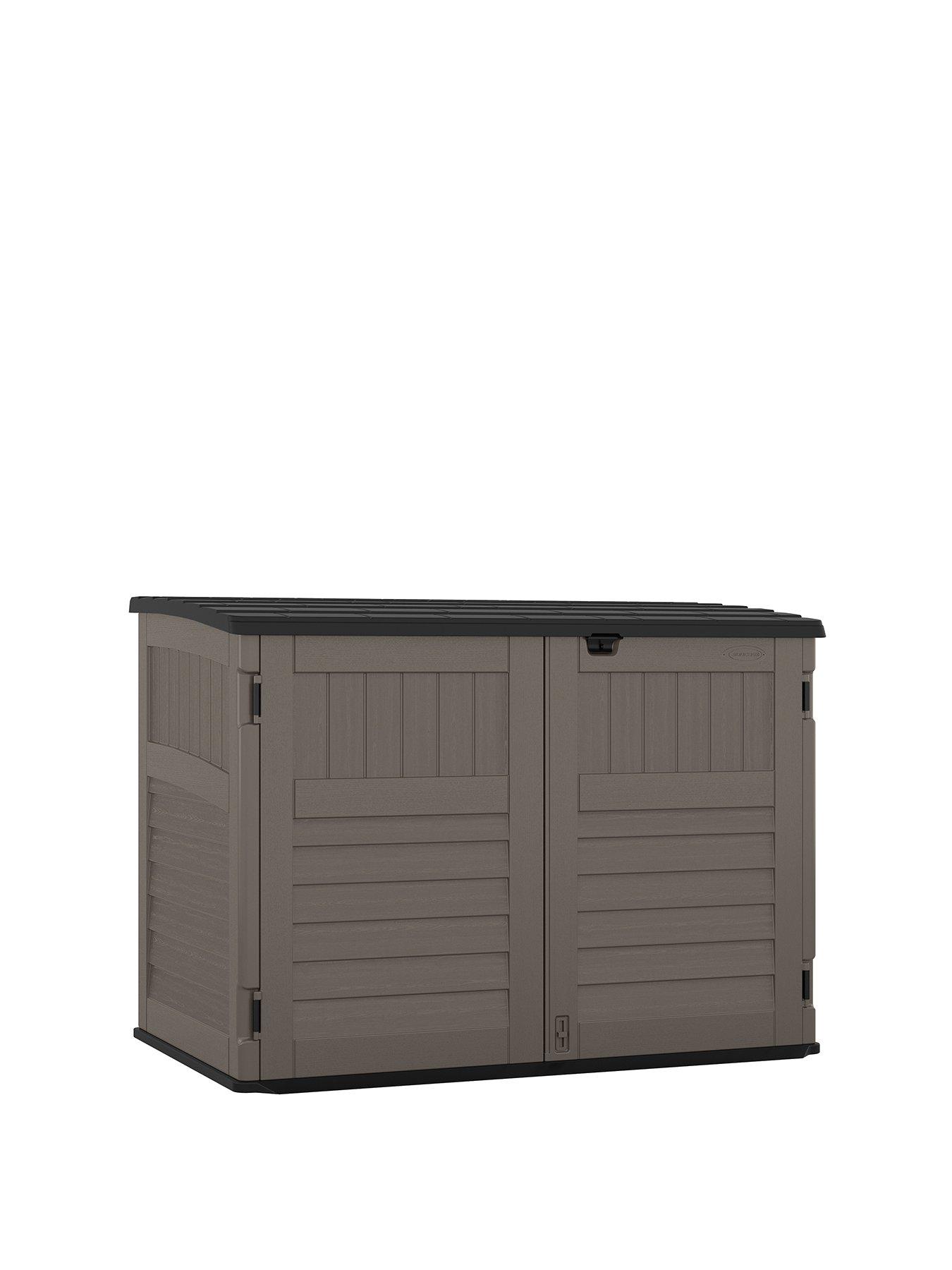 Image 2 of 8 of Suncast Stow-Away Large Store - Stone Grey