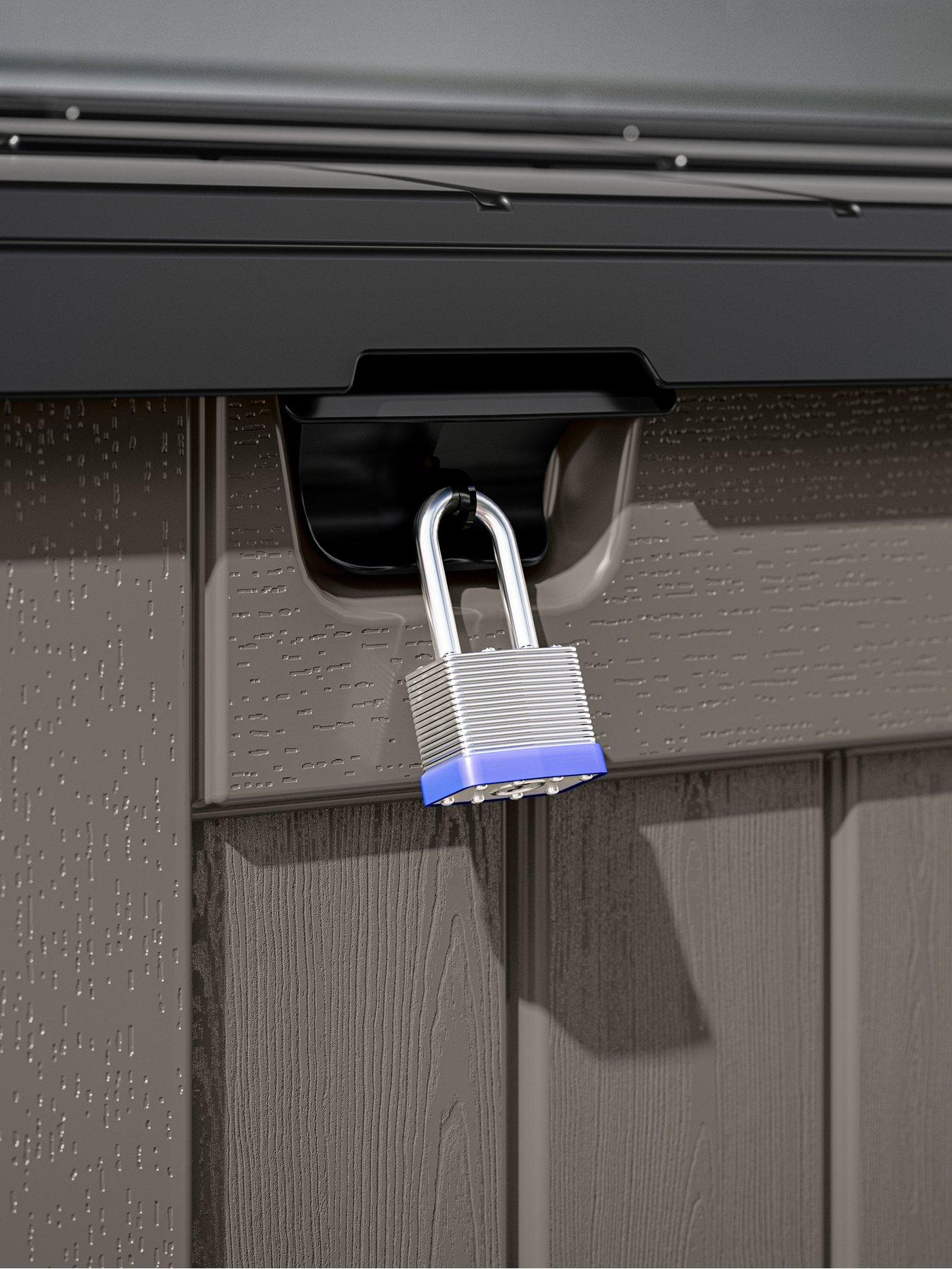 Image 5 of 8 of Suncast Stow-Away Large Store - Stone Grey