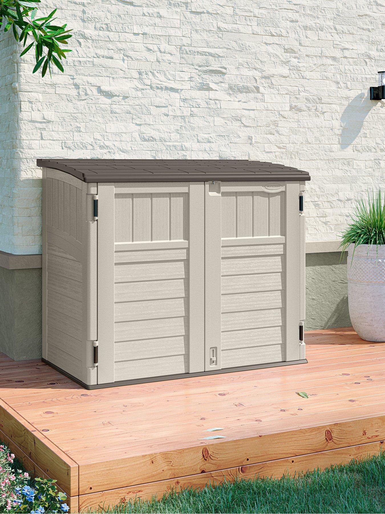 Image 3 of 6 of Suncast Stow-Away Store - Vanilla