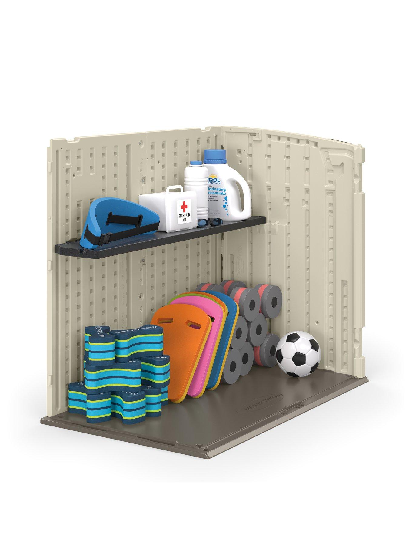 Image 4 of 6 of Suncast Stow-Away Store - Vanilla