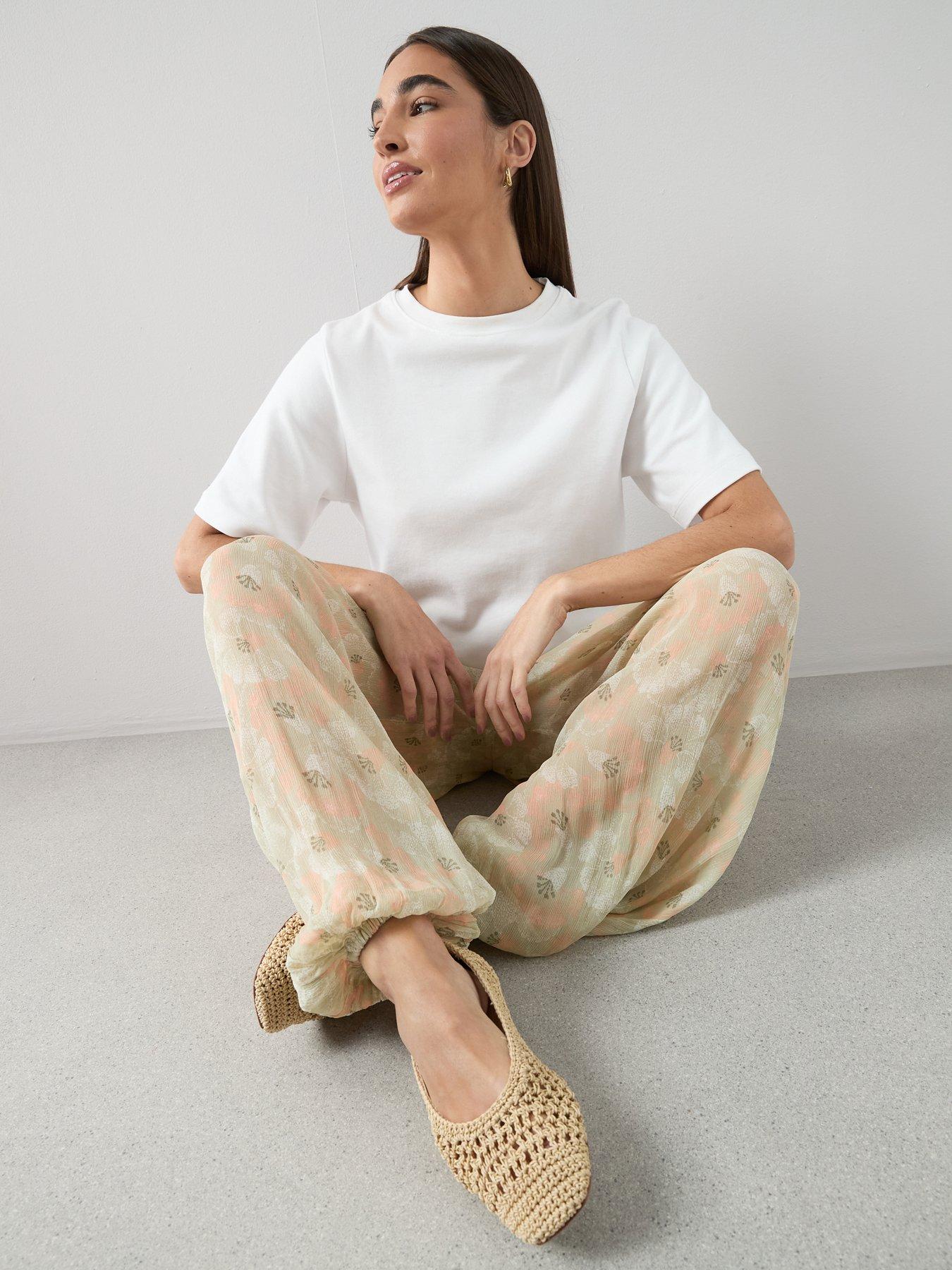 Image 5 of 6 of The Very Collection Harem Trouser - Floral Print