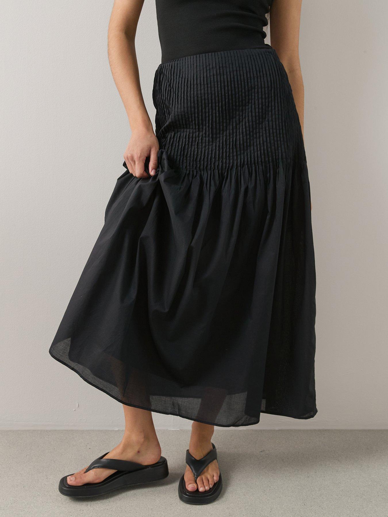 the-very-collection-pintuck-poplin-maxi-skirtdetail