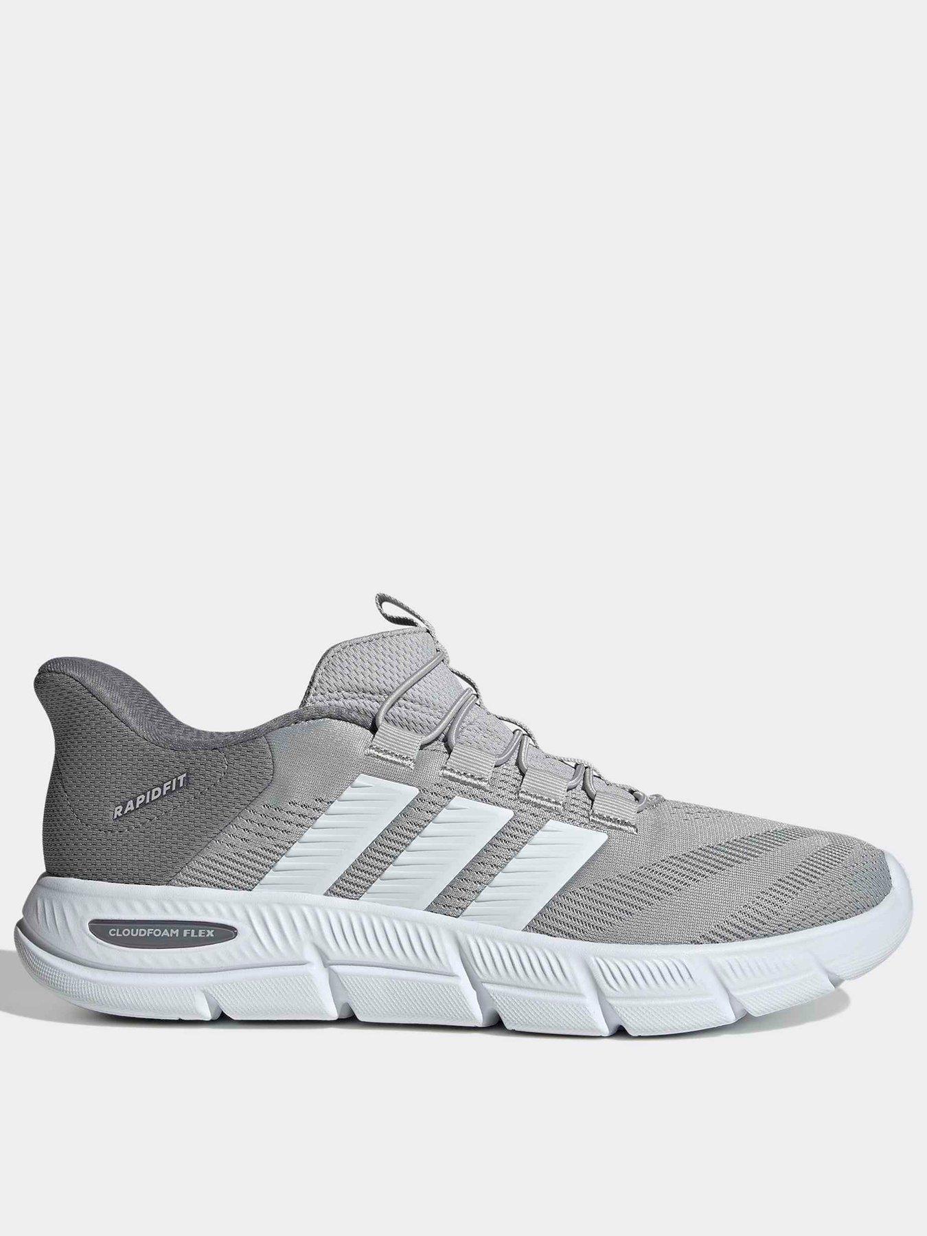 adidas-sportswear-mens-cloudfoam-flex-rapidfit-greystillFront