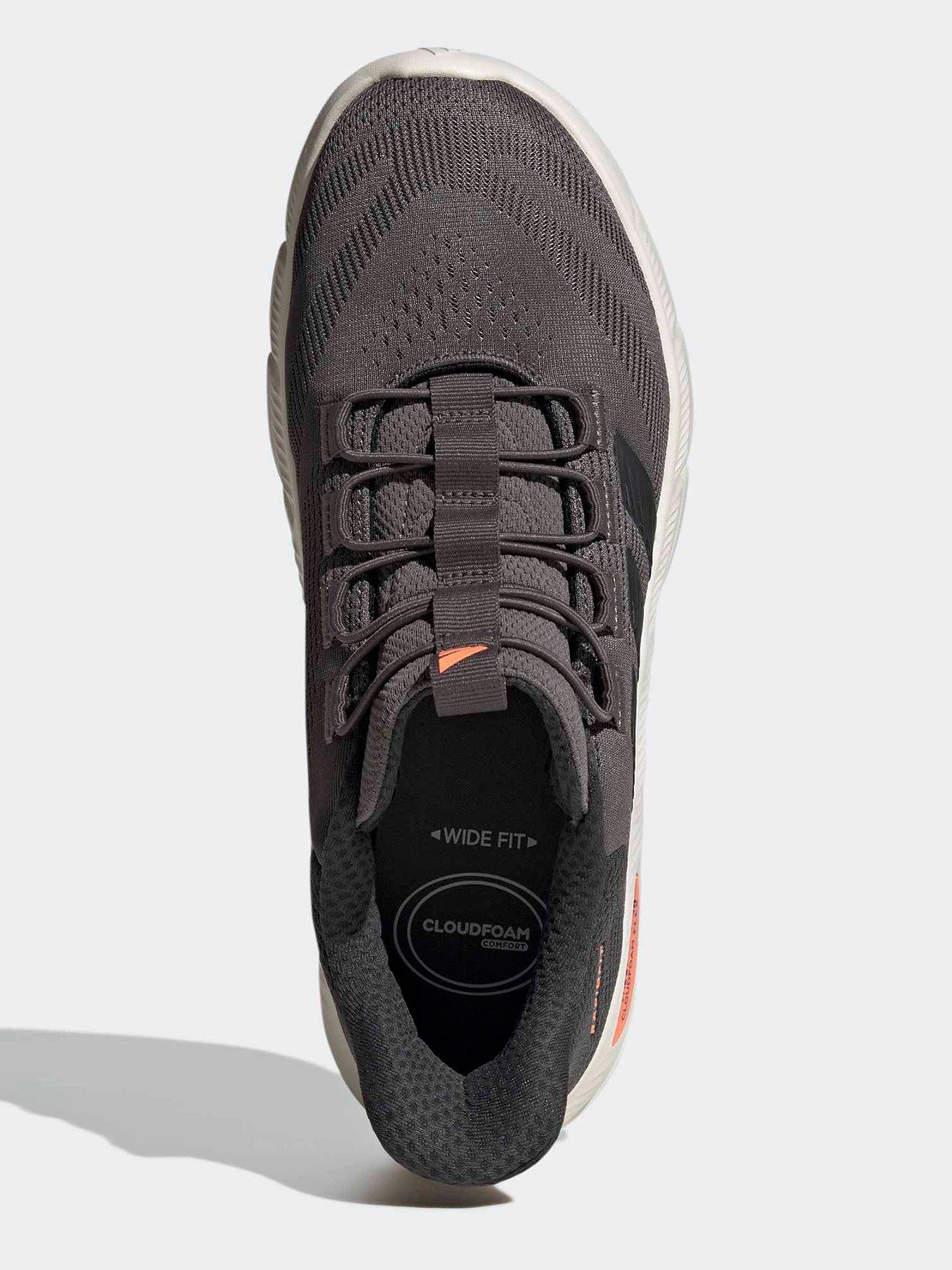 adidas-sportswear-mens-cloudfoam-flex-rapidfit-slip-on-trainers-brownoutfit