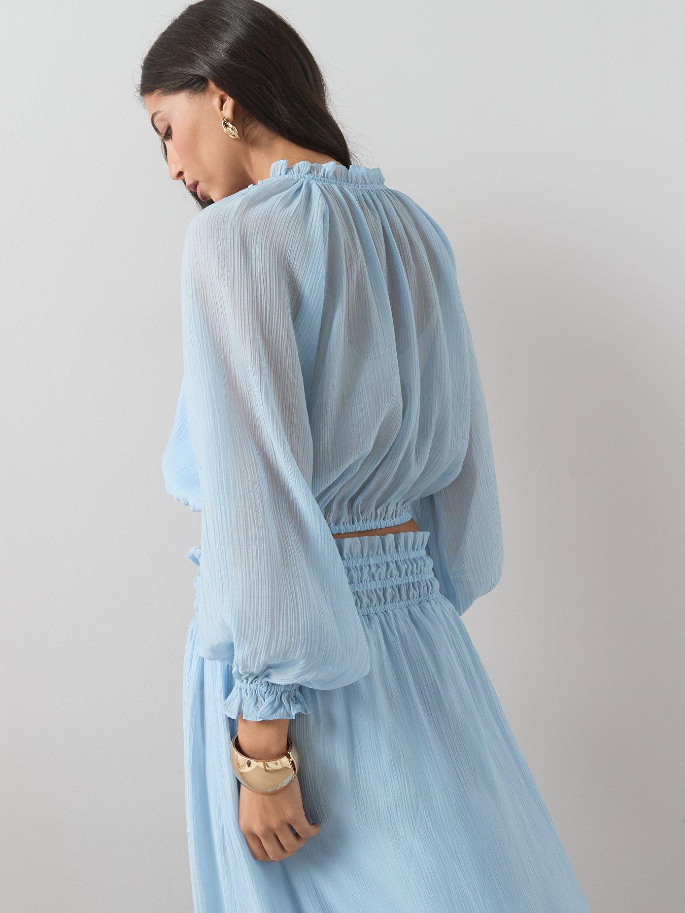 the-very-collection-sheer-blouson-co-ord-blousestillFront
