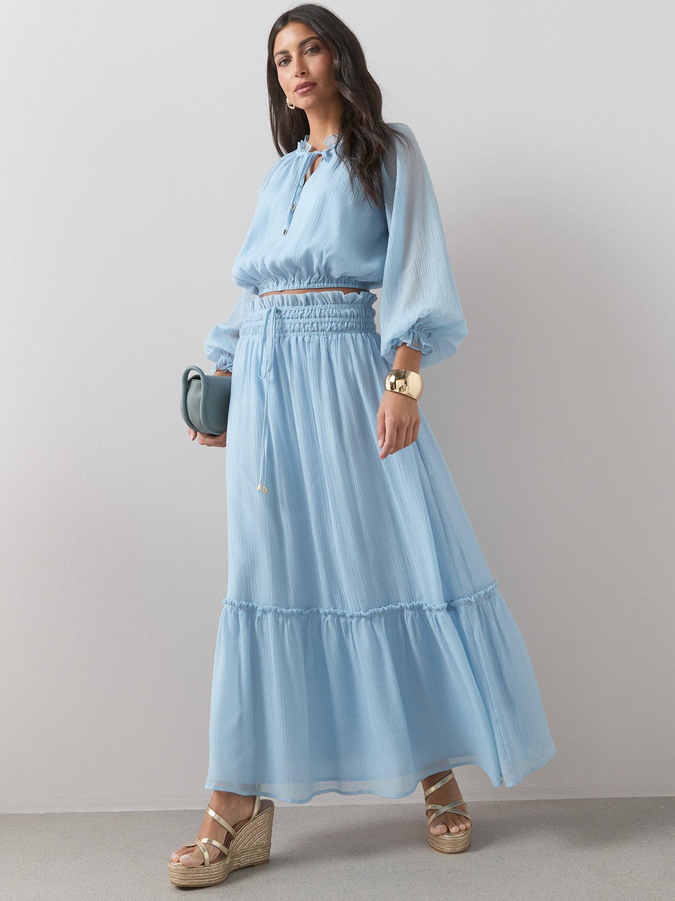 the-very-collection-sheer-flowy-co-ord-maxi-skirtfront