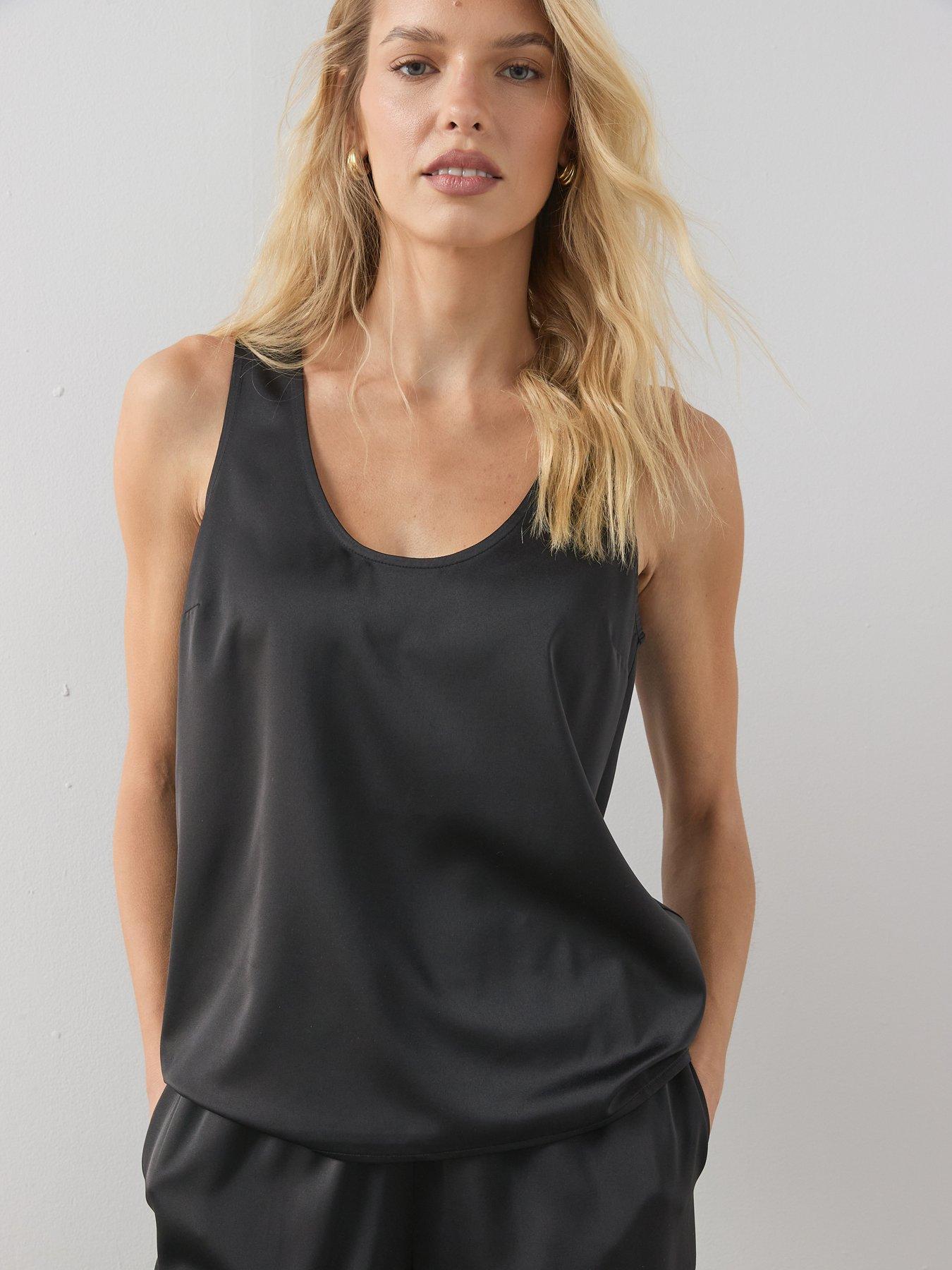 The Very Collection Matte Satin Scoop Neck Co-ord Cami