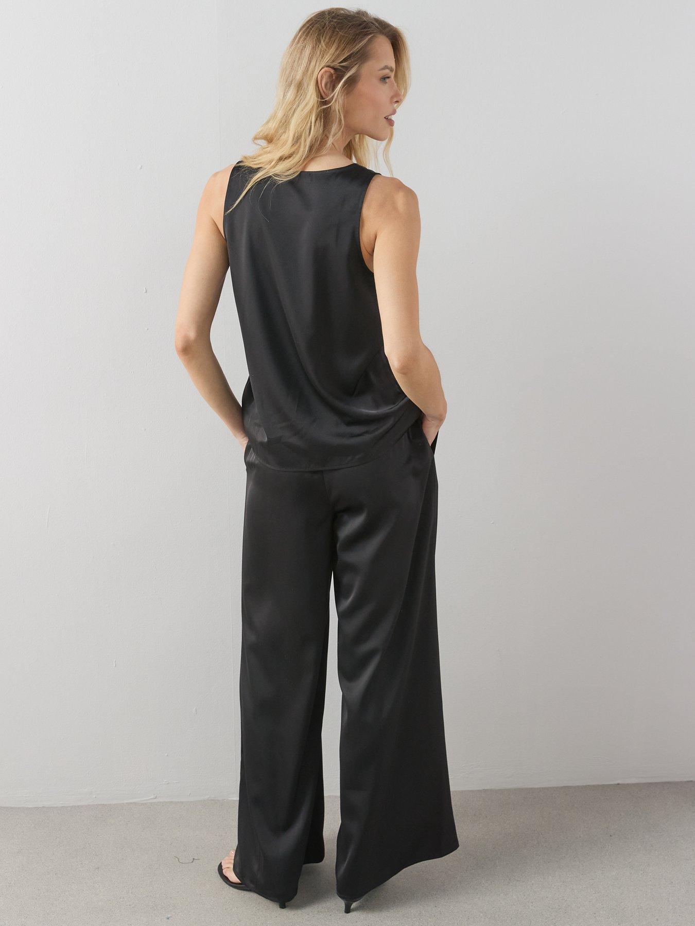 the-very-collection-matte-satin-elasticated-wide-leg-trousers-co-ordstillFront