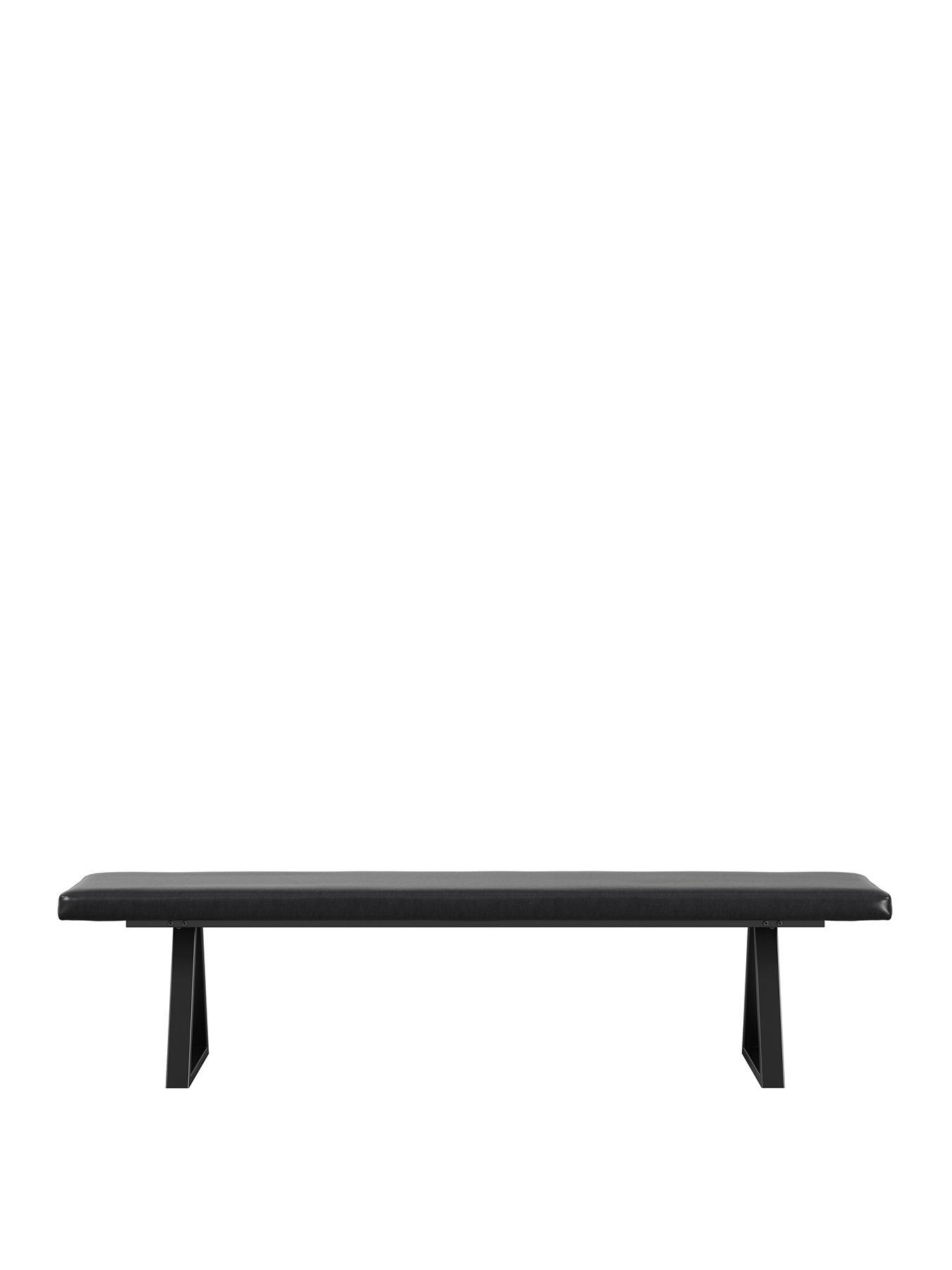 lpd-furniture-hyde-black-benchstillFront