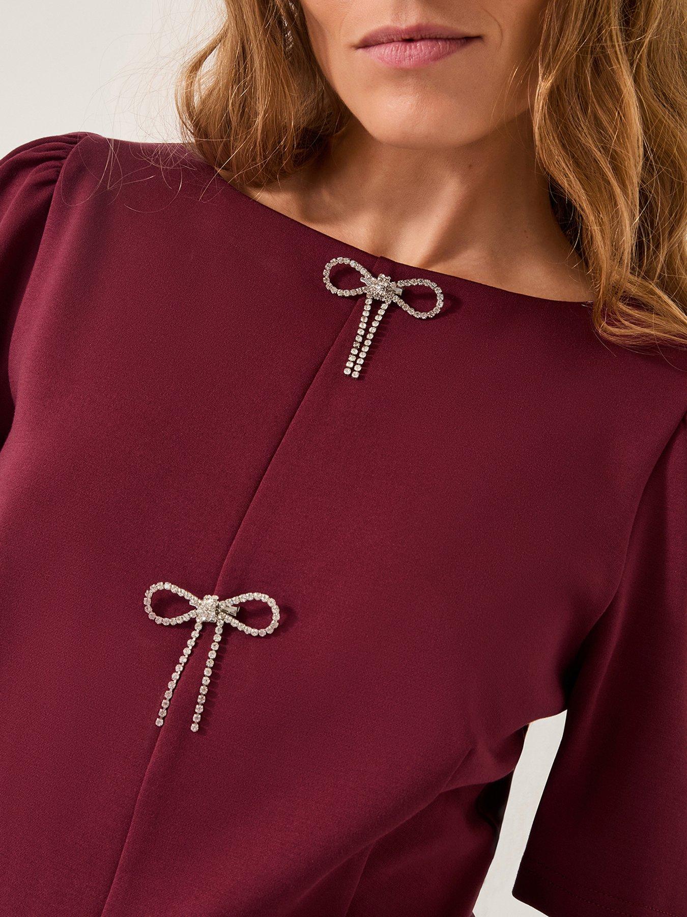 monsoon-brooke-diamant-bow-ponte-top-reddetail