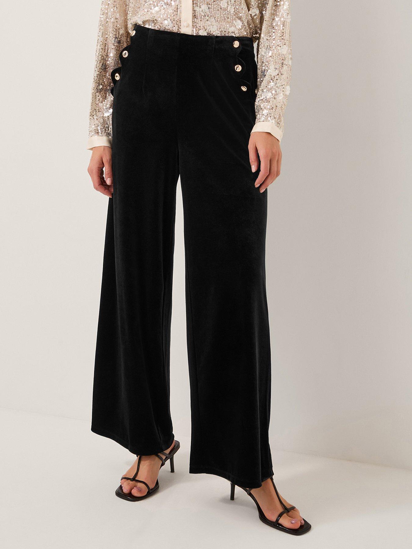 monsoon-vera-wide-leg-velvet-trousers-black
