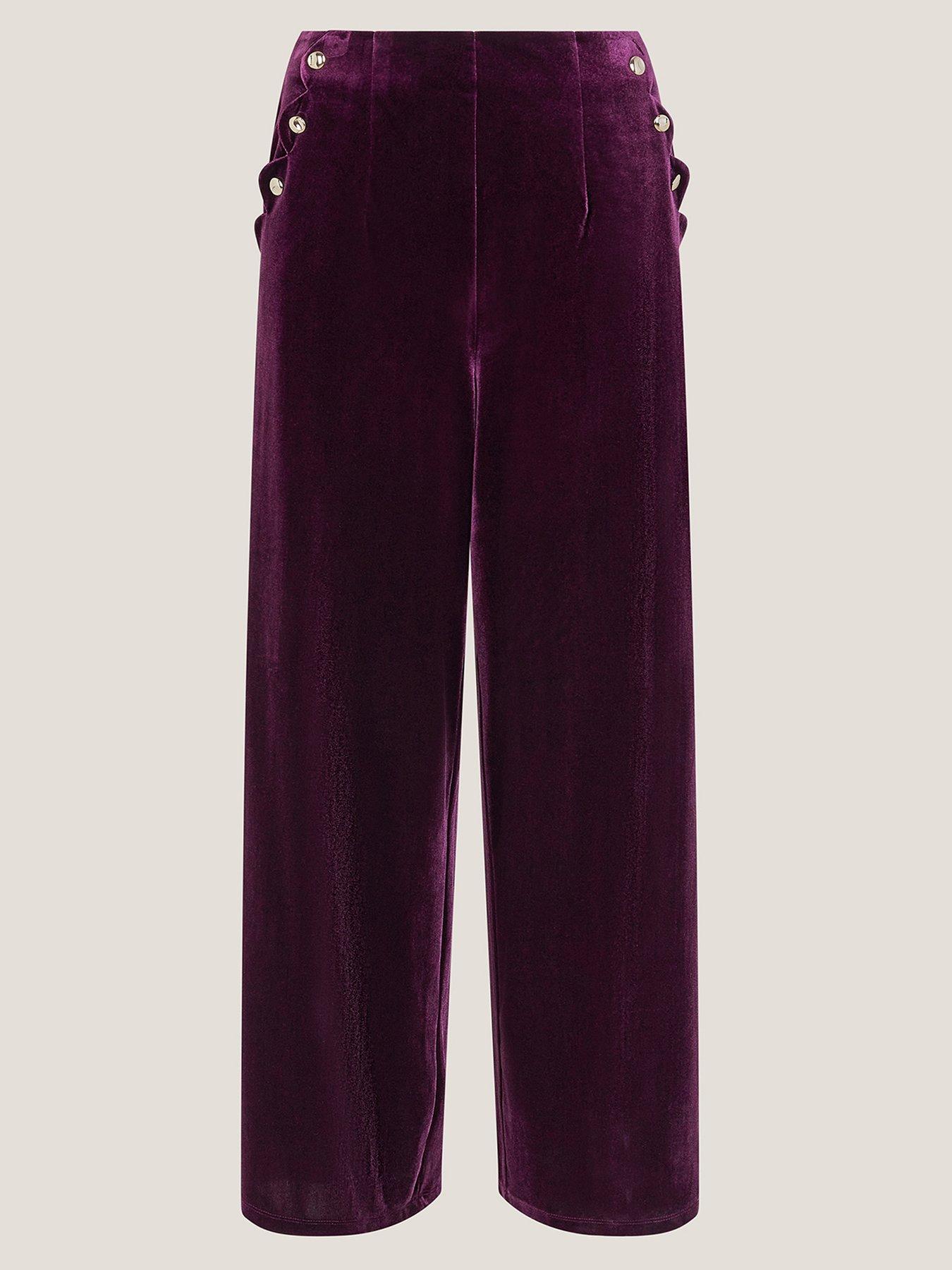 monsoon-vera-wide-leg-velvet-trousers-redback
