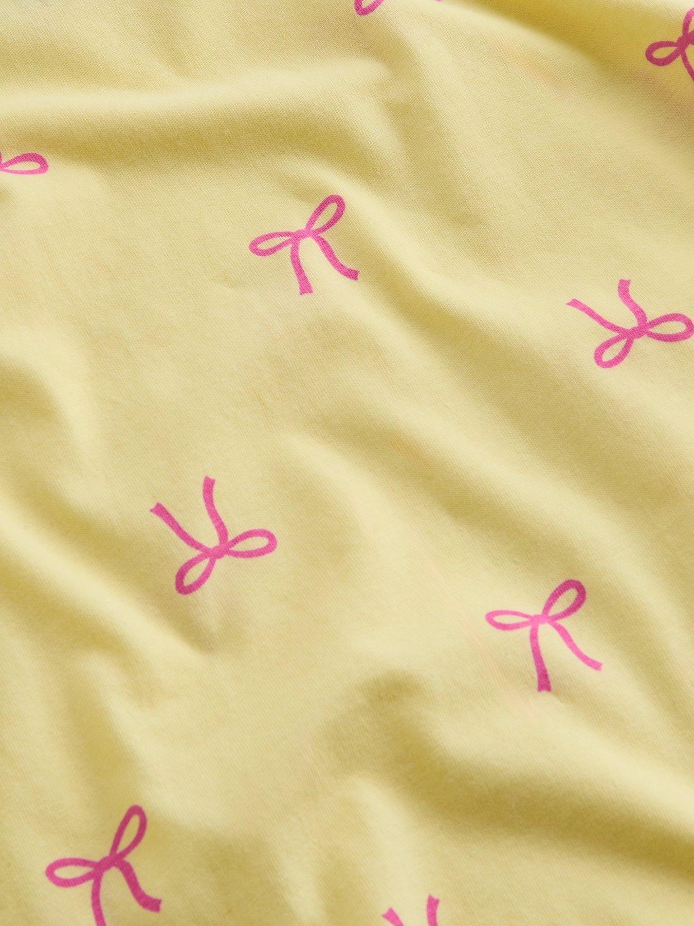 the-very-collection-girls-bow-print-short-pyjama-setoutfit