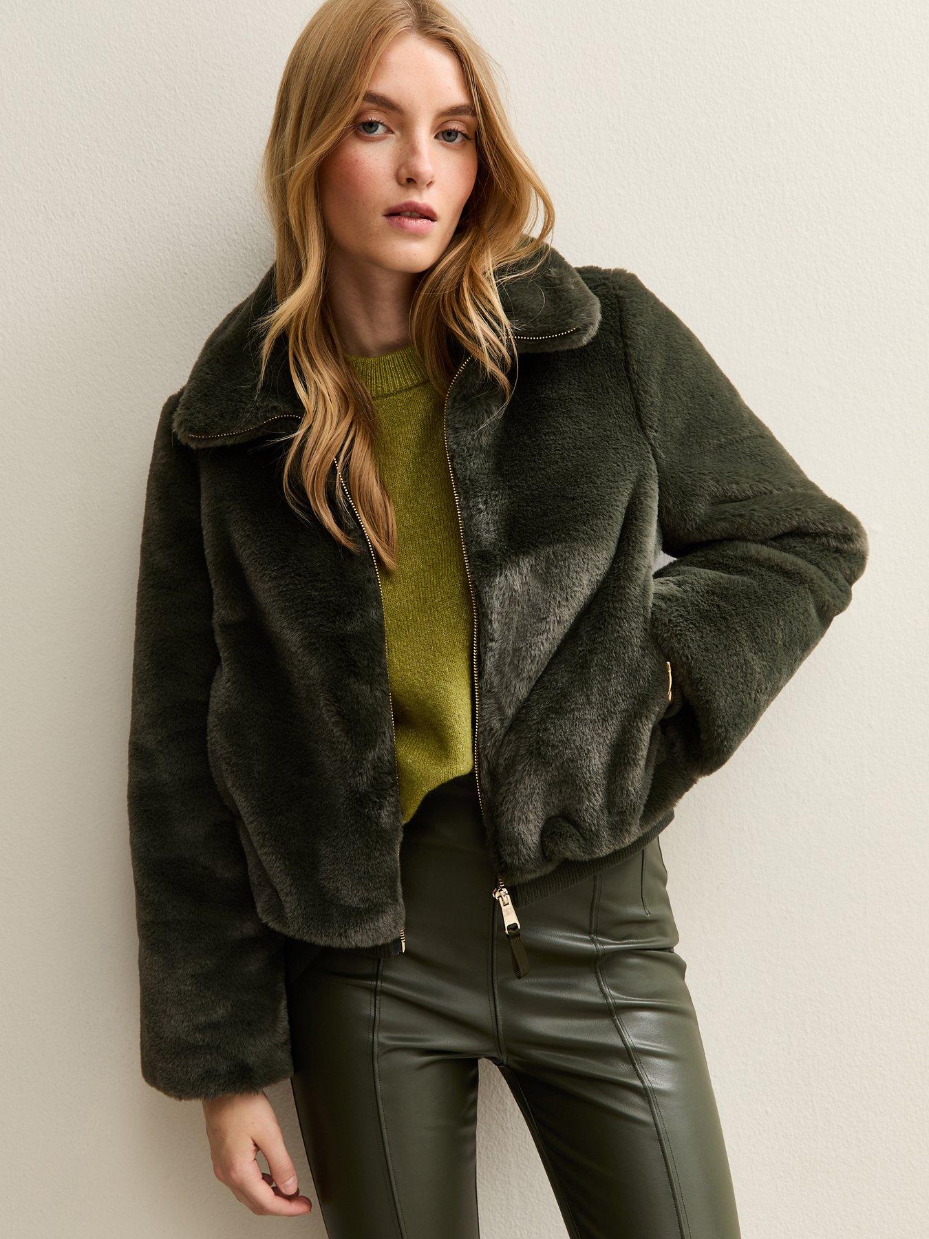 new-look-faux-fur-bomber-jacket-green